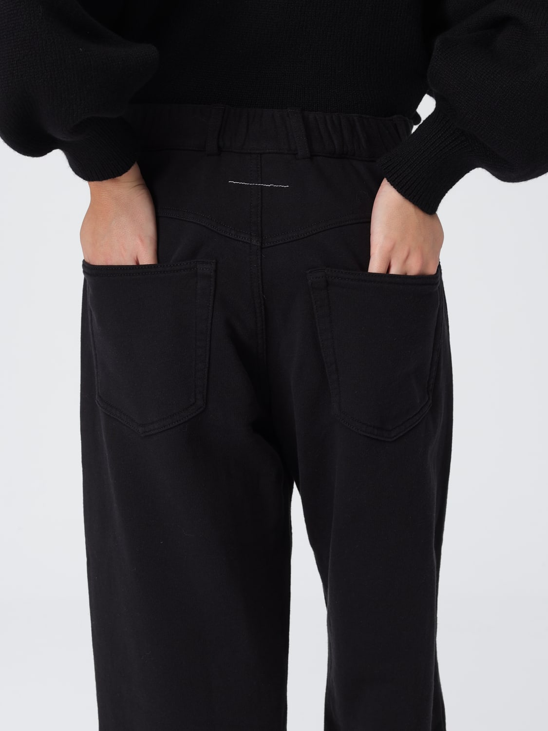 MM6 MAISON MARGIELA JEANS: Pants woman Mm6 Maison Margiela, Black - Img 5