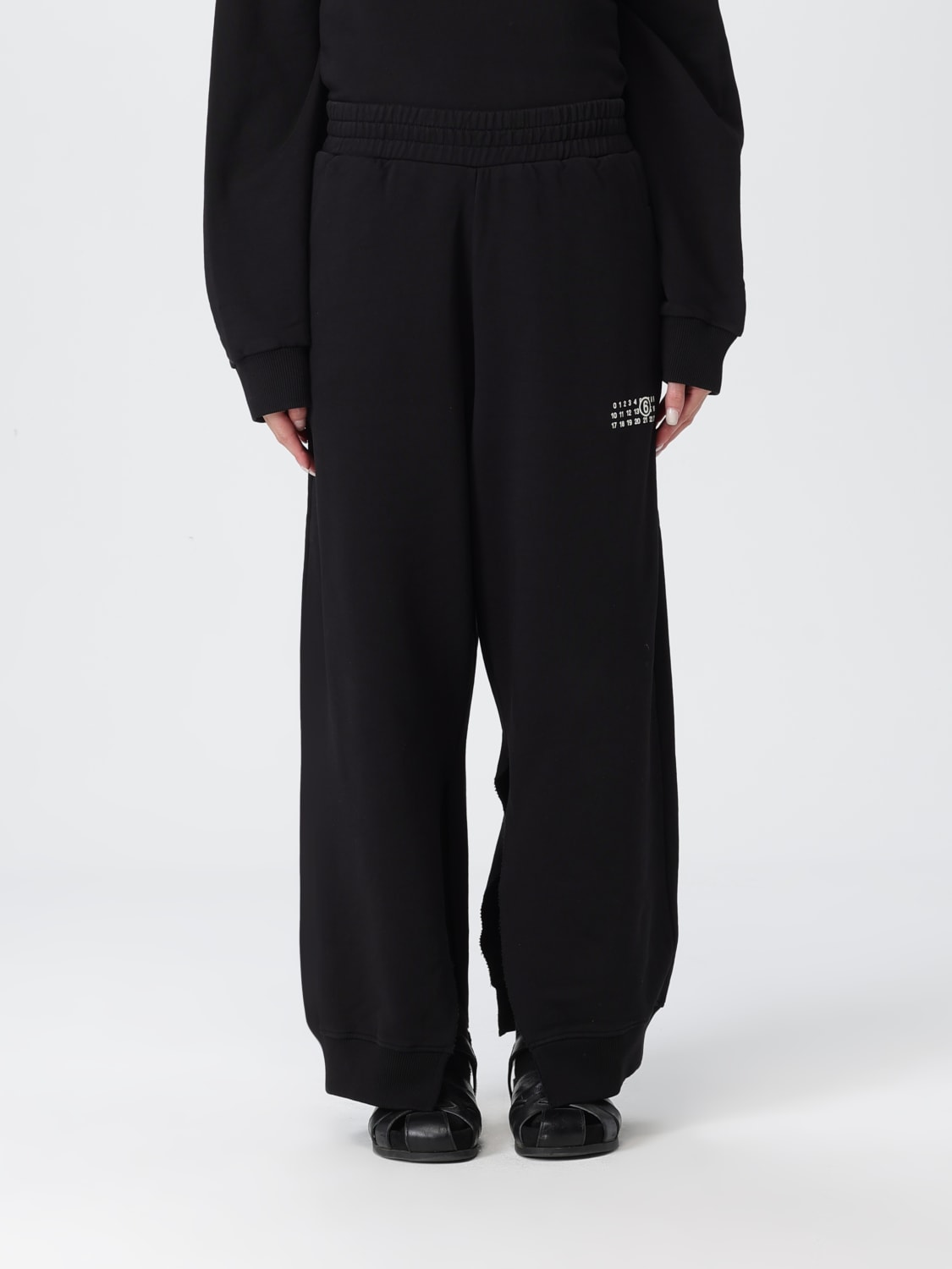 MM6 MAISON MARGIELA PANTS: Pants woman Mm6 Maison Margiela, Black - Img 1
