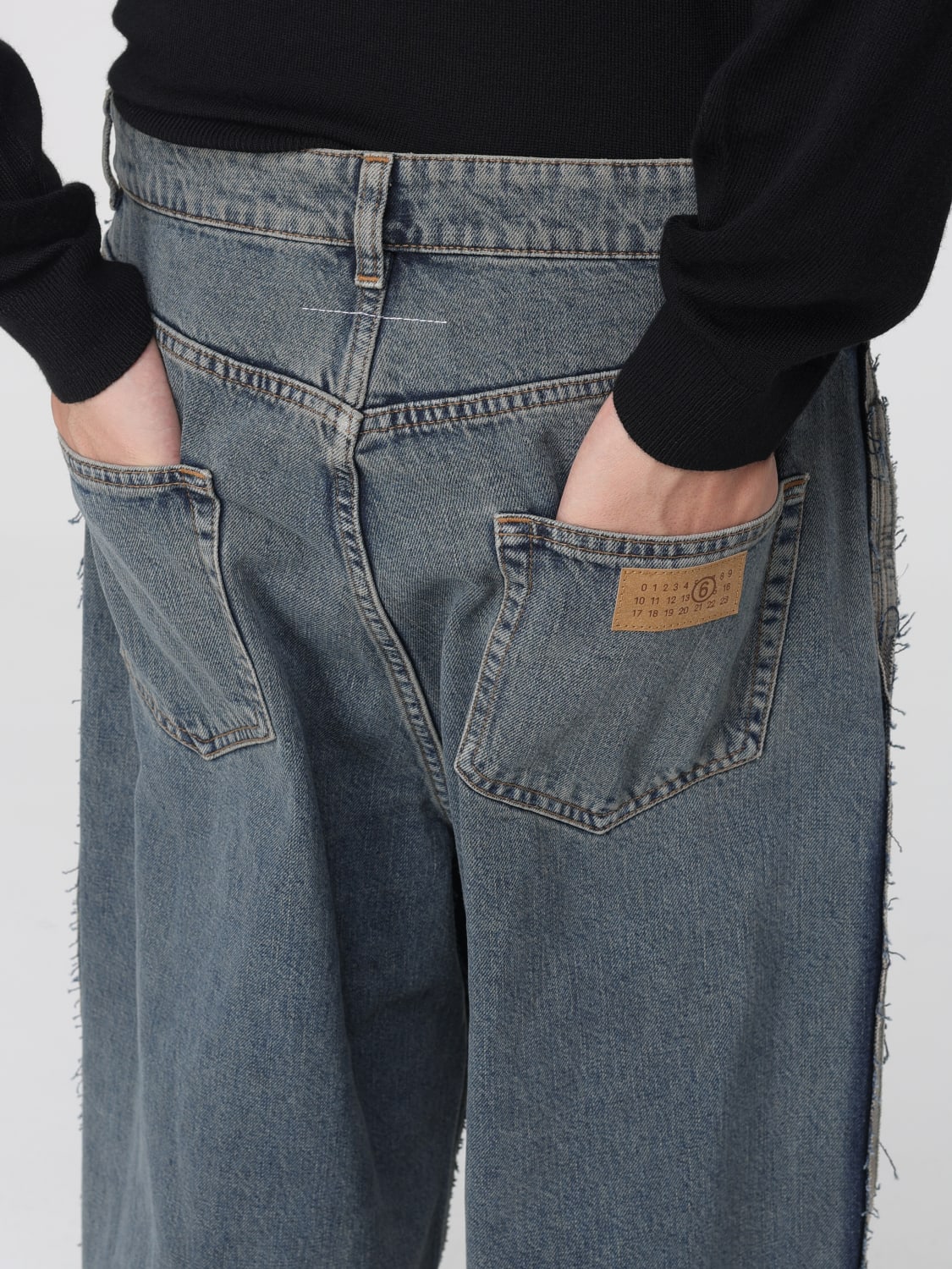 MM6 MAISON MARGIELA JEANS: Jeans men Mm6 Maison Margiela, Grey - Img 5