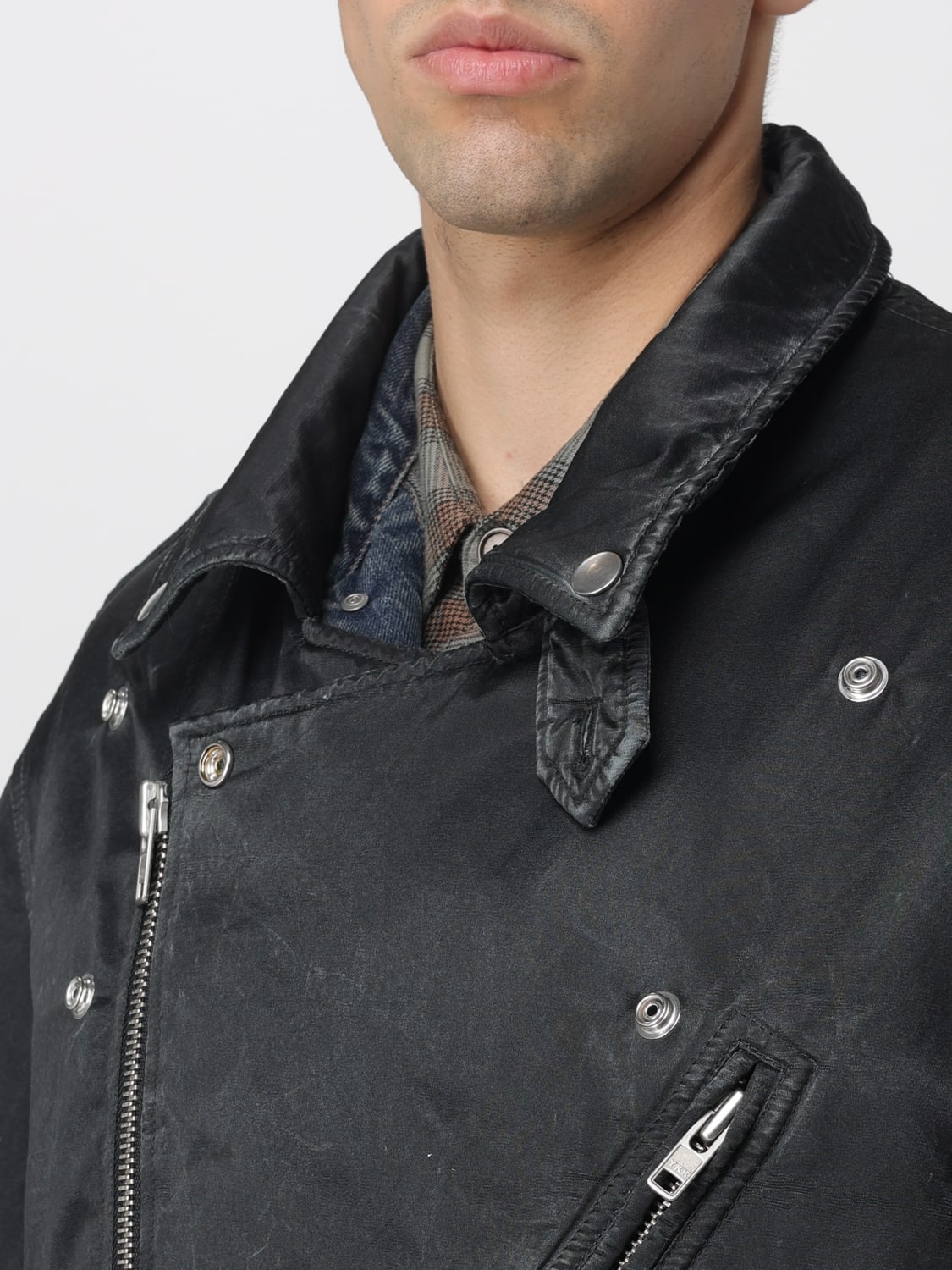 MM6 MAISON MARGIELA GIACCA: Giacca MM6 Maison Margiela in viscosa , Nero - Img 5