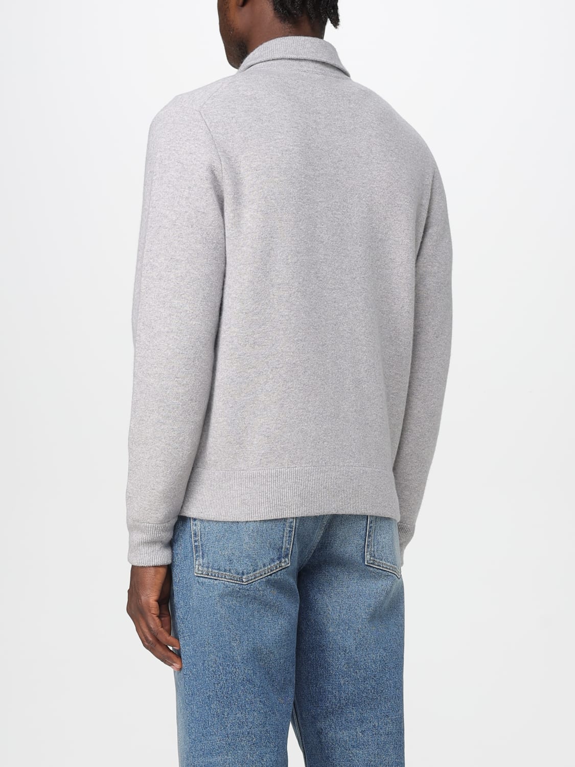 LARDINI SWEATER: Jacket men Lardini, Grey - Img 2
