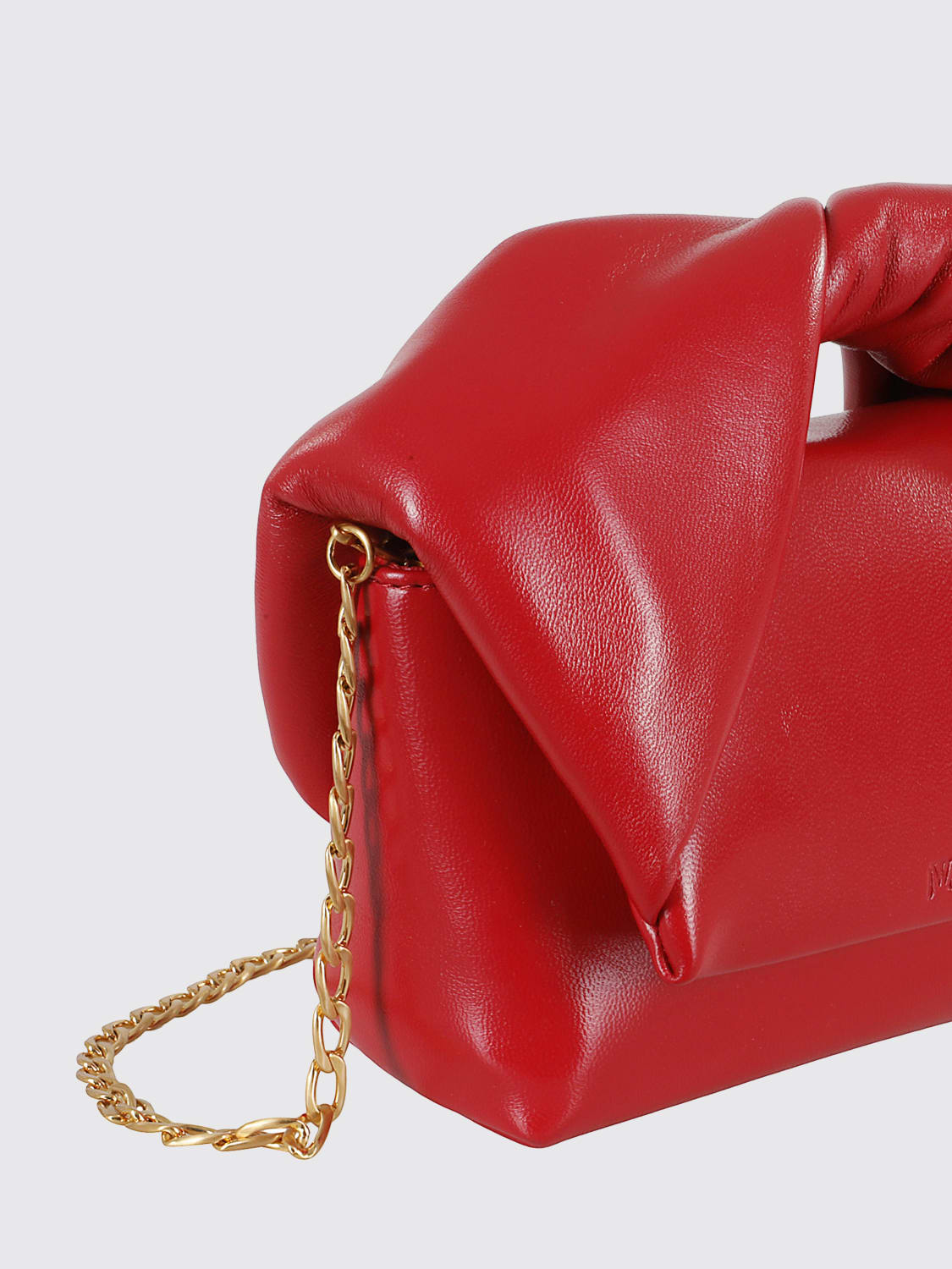 JW ANDERSON BORSA MINI: Borsa Small Twister JW Anderson in nappa padded , Rosso - Img 3