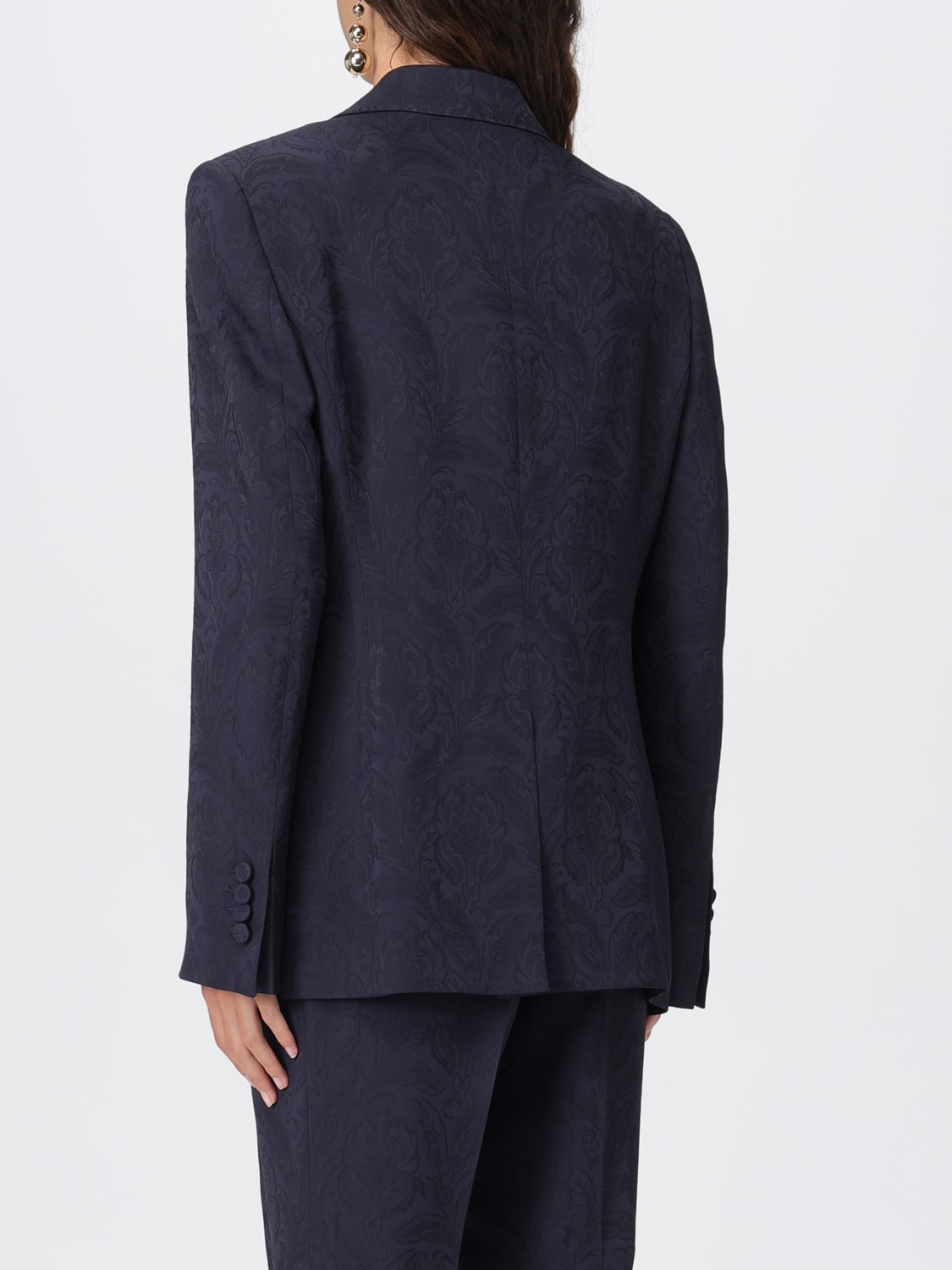 ETRO JACKET: Blazer woman Etro, Blue - Img 3