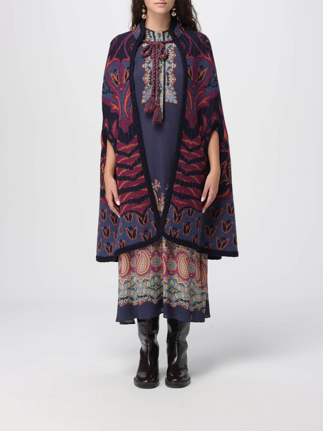 ETRO COAT: Jacket woman Etro, Multicolor - Img 1