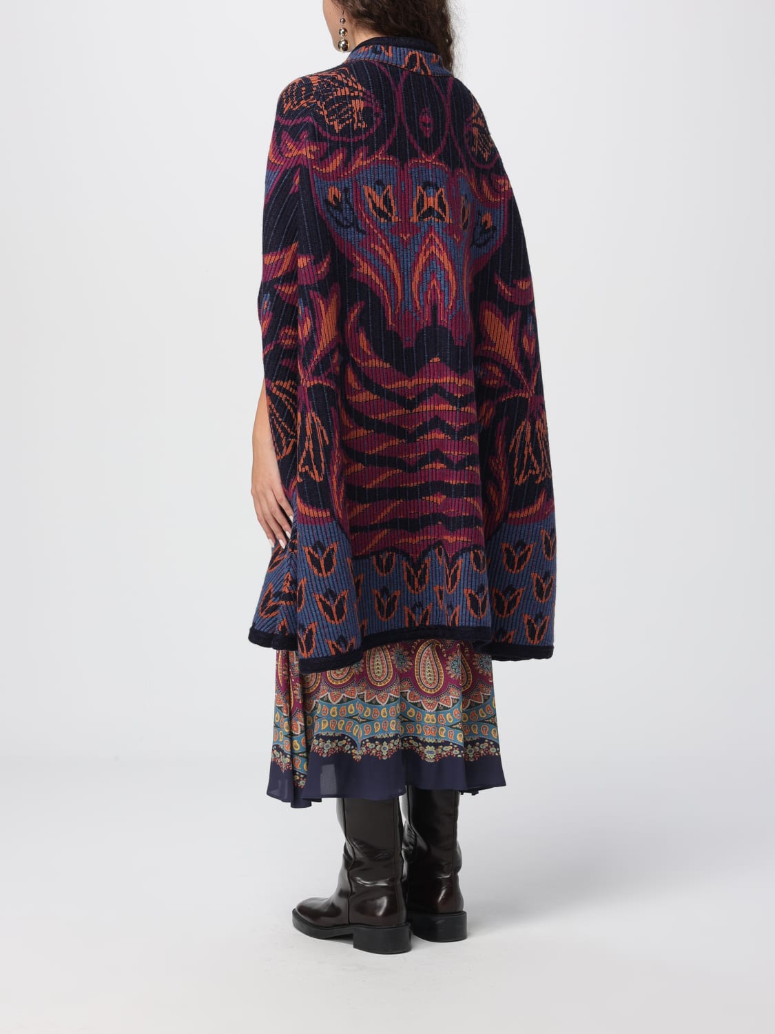 ETRO COAT: Jacket woman Etro, Multicolor - Img 3