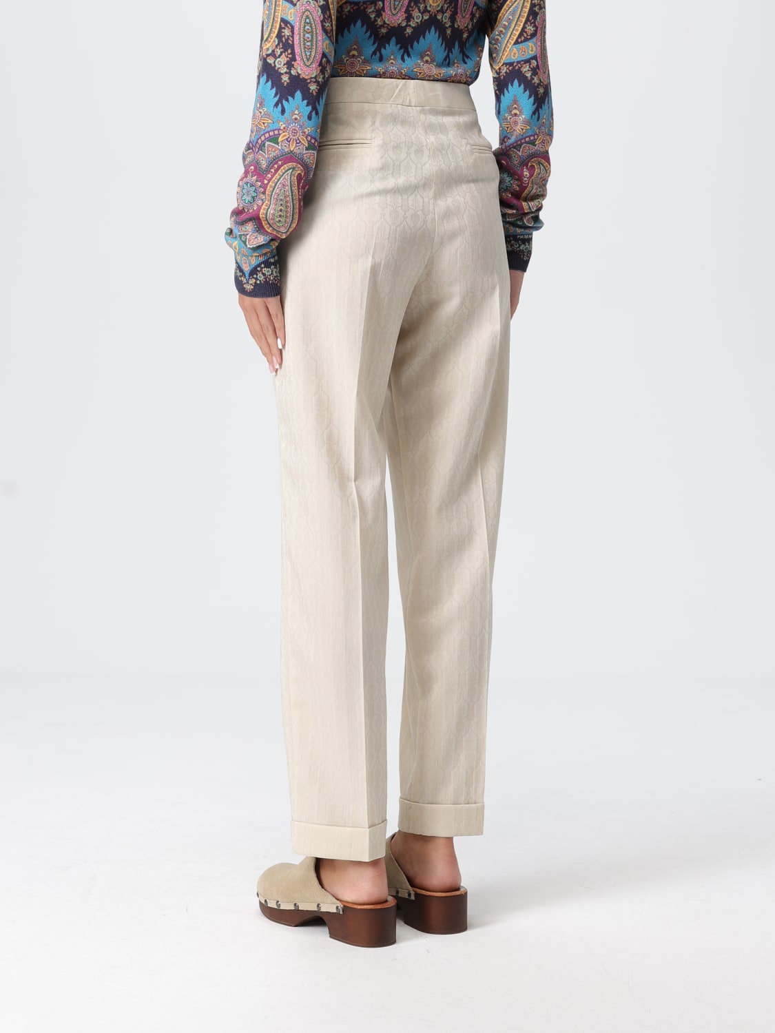 ETRO PANTS: Pants woman Etro, White - Img 3