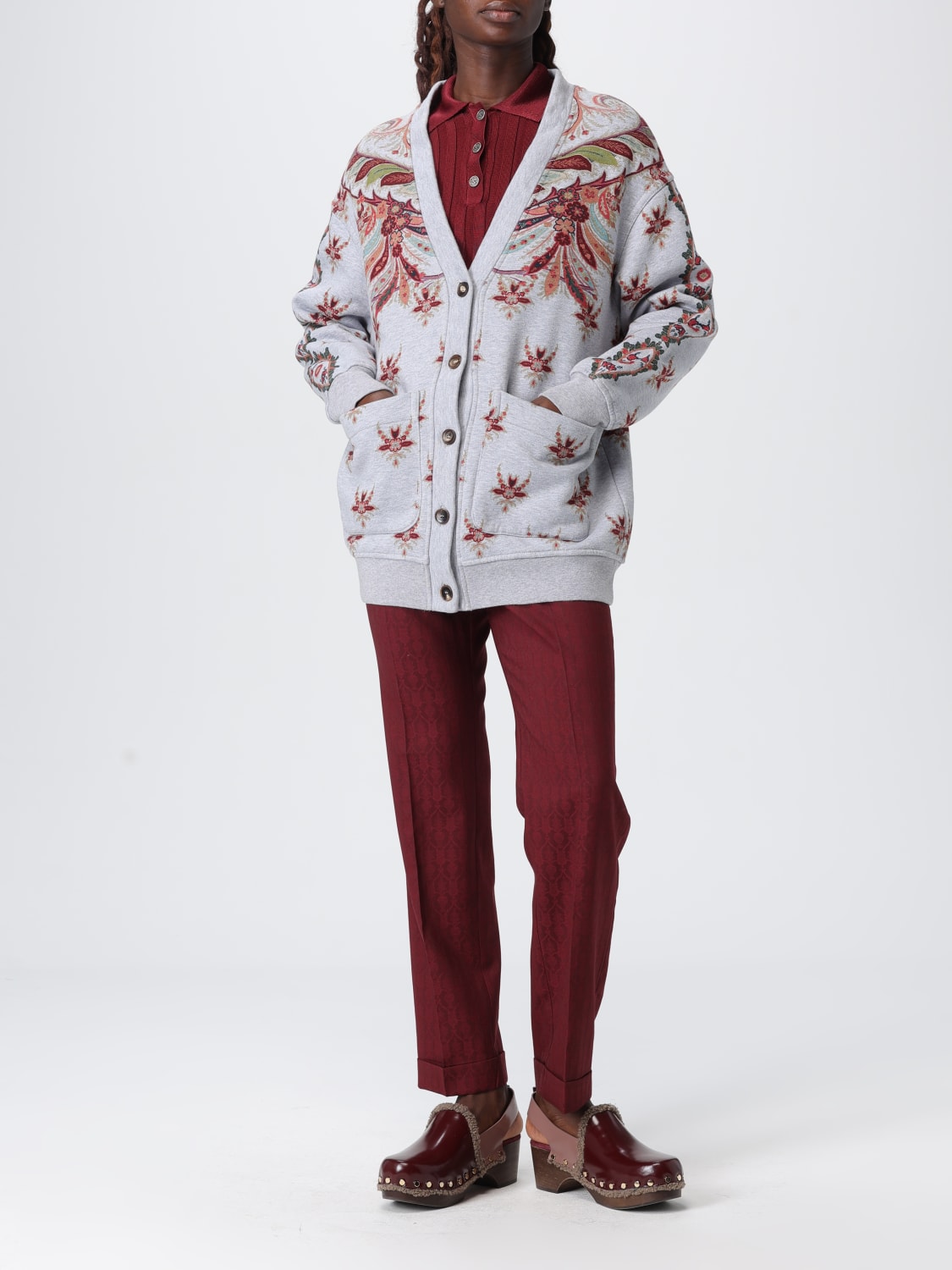 ETRO PANTS: Pants woman Etro, Red - Img 2