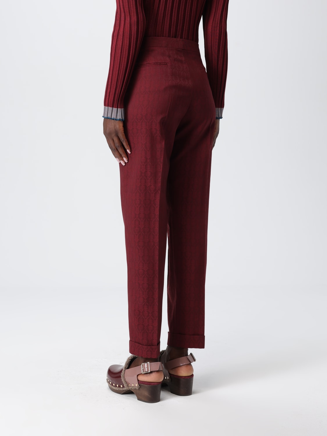 ETRO PANTS: Pants woman Etro, Red - Img 3