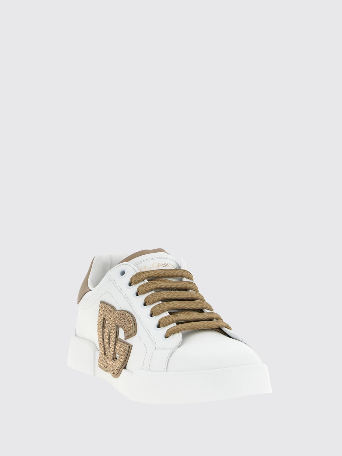 DOLCE & GABBANA SNEAKERS: Sneakers woman Dolce & Gabbana, Beige - Img 2