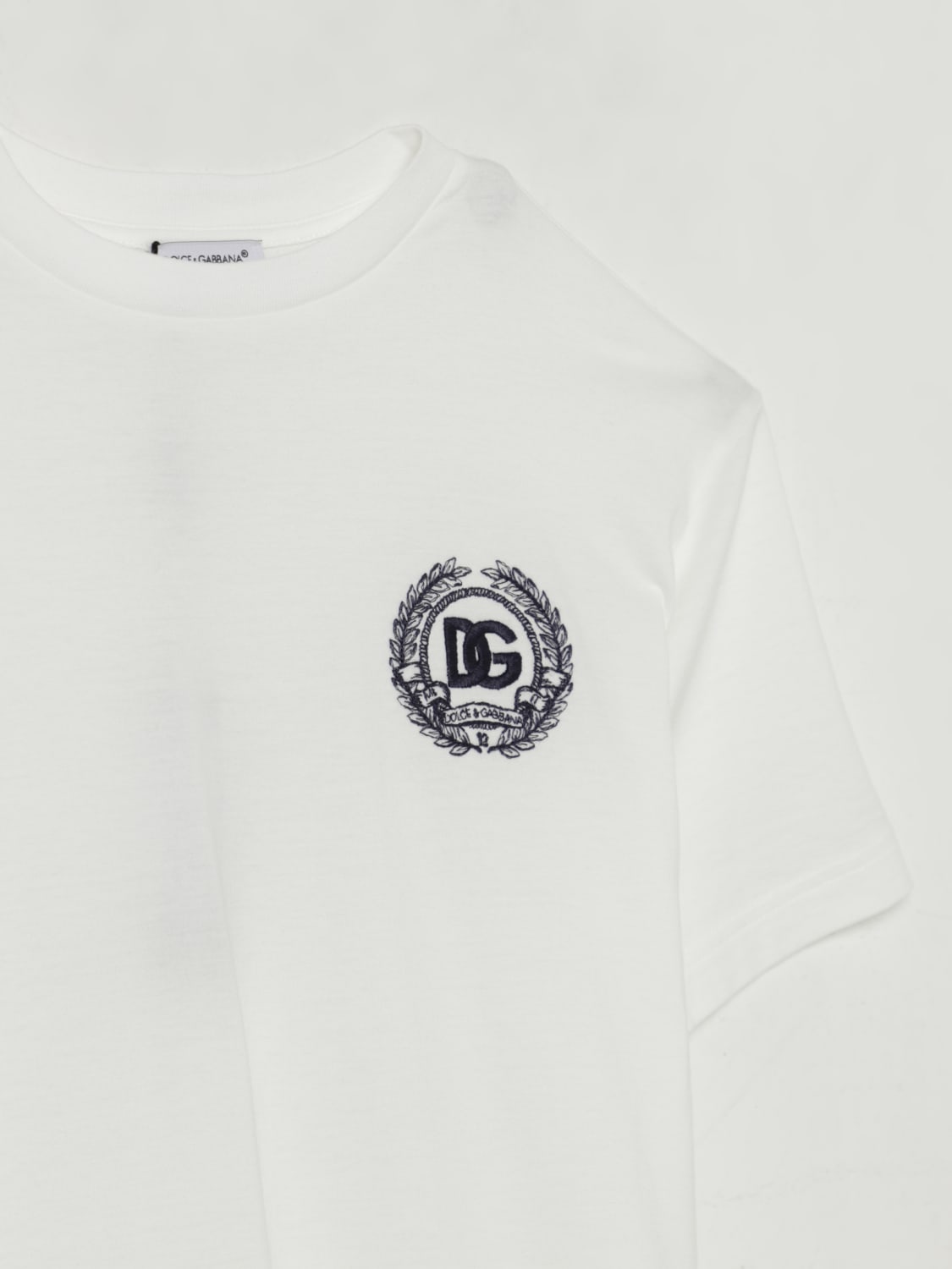 DOLCE & GABBANA CAMISETA: Camiseta niños Dolce & Gabbana, Blanco - Img 3