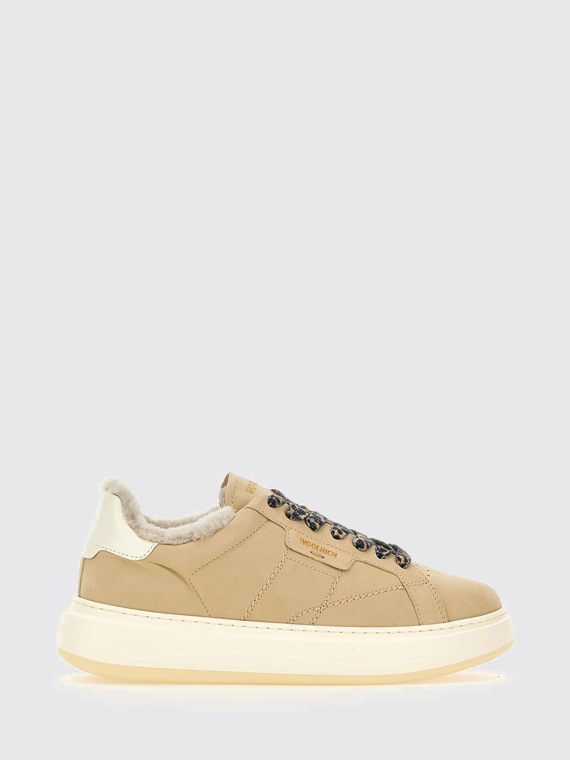 WOOLRICH SNEAKERS: Sneakers woman Woolrich, Cream - Img 1