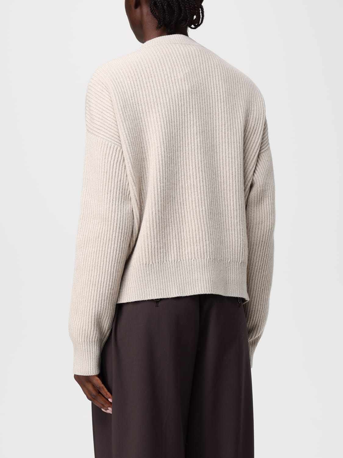 BRUNELLO CUCINELLI SWEATER: Cardigan woman Brunello Cucinelli, Beige - Img 3