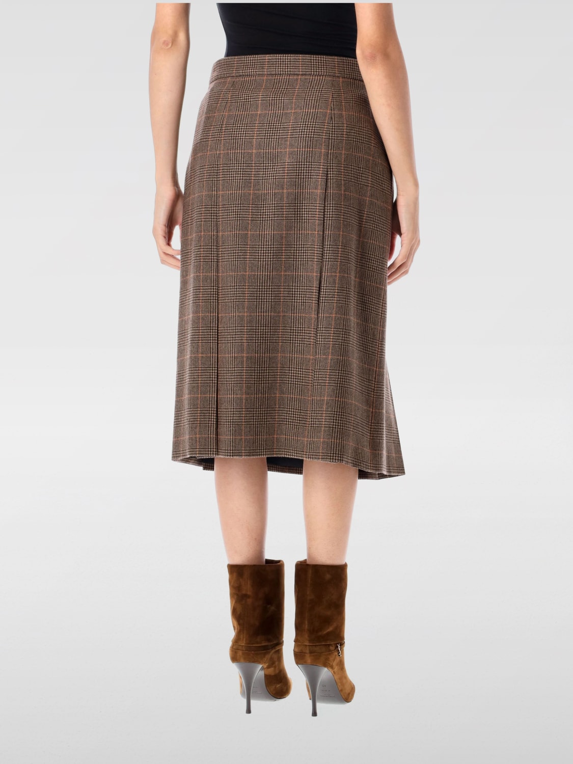 SAINT LAURENT SKIRT: Skirt woman Saint Laurent, Beige - Img 2