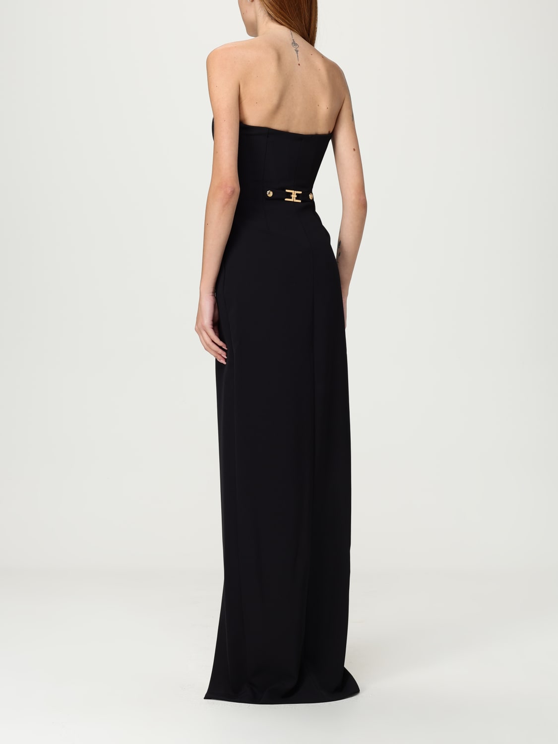 ELISABETTA FRANCHI: Dress woman - Black | Elisabetta Franchi dress