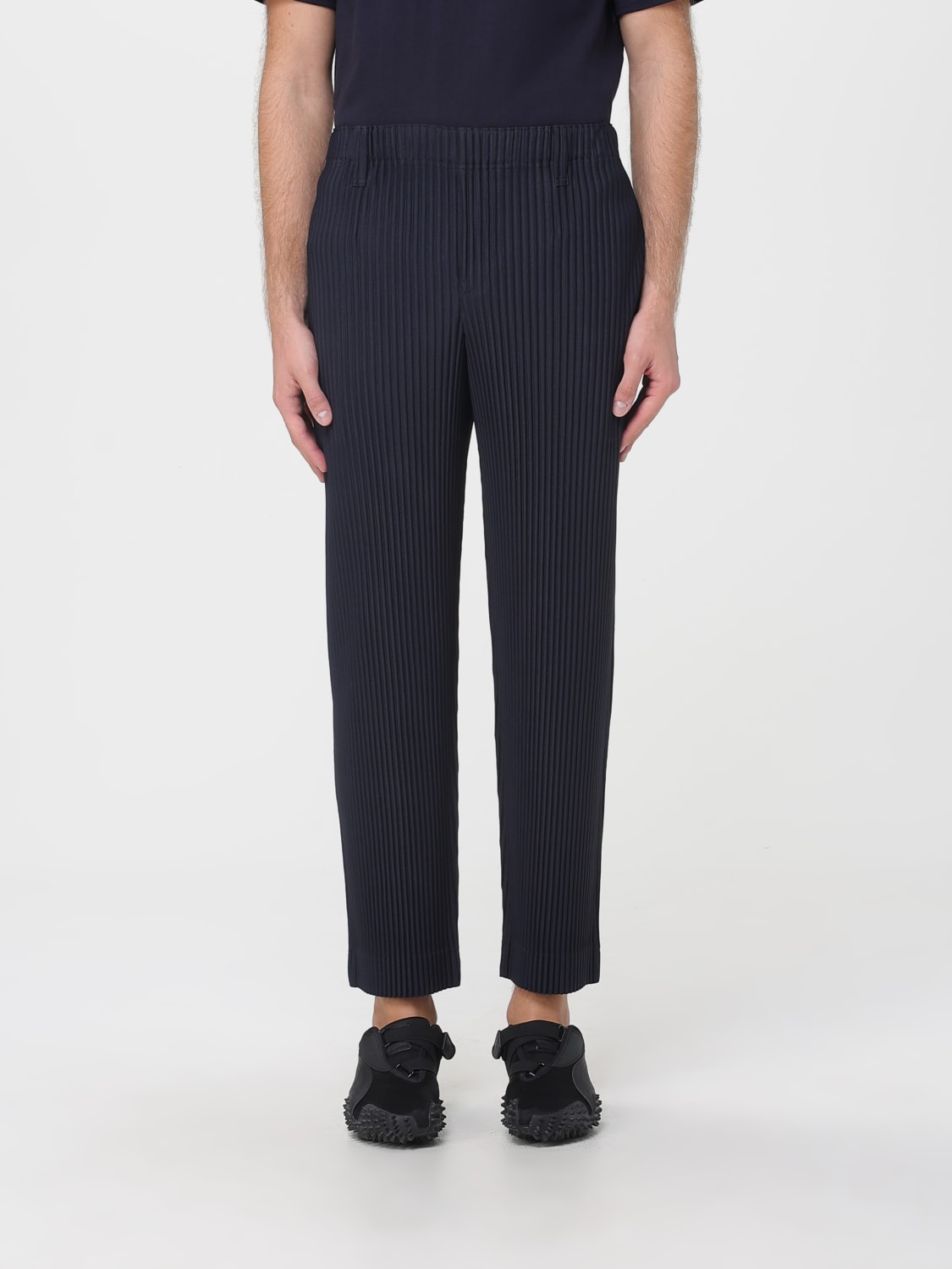 HOMME PLISSE' ISSEY MIYAKE PANTS: Pants men Homme Plisse' Issey Miyake, Blue - Img 1