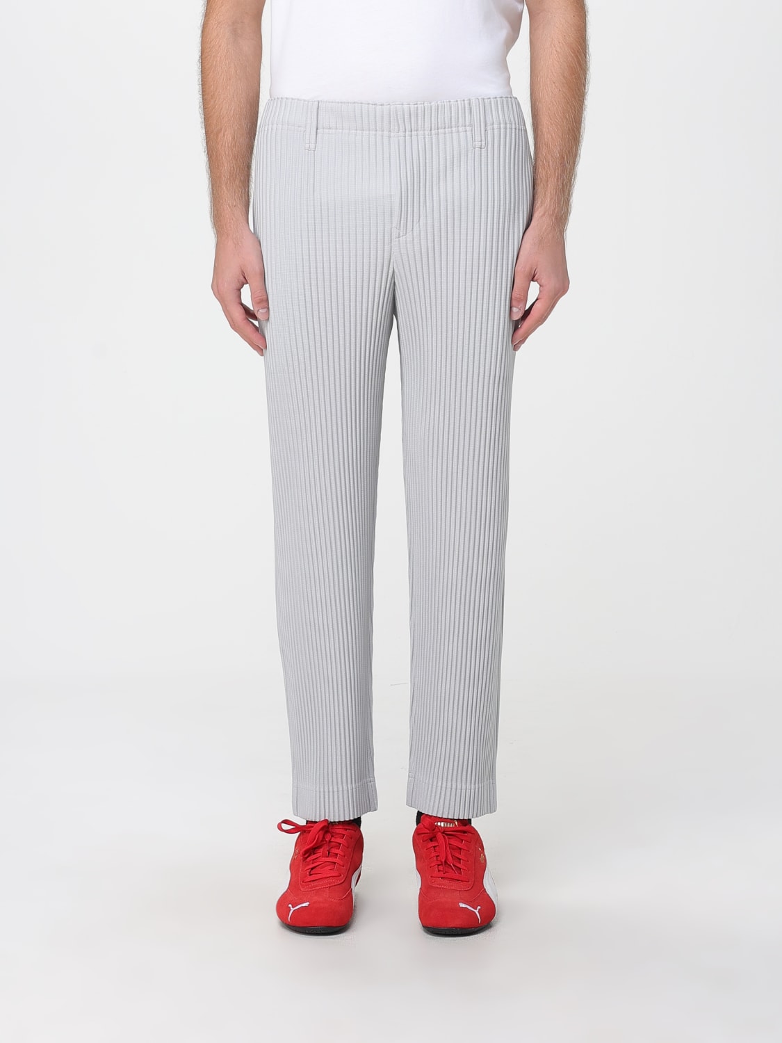 HOMME PLISSE' ISSEY MIYAKE PANTS: Pants men Homme Plisse' Issey Miyake, Grey - Img 1