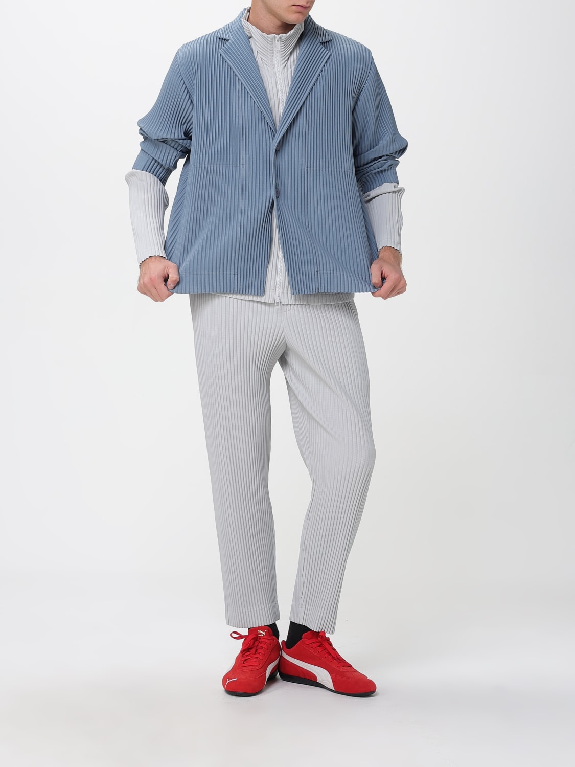 HOMME PLISSE' ISSEY MIYAKE PANTS: Pants men Homme Plisse' Issey Miyake, Grey - Img 2