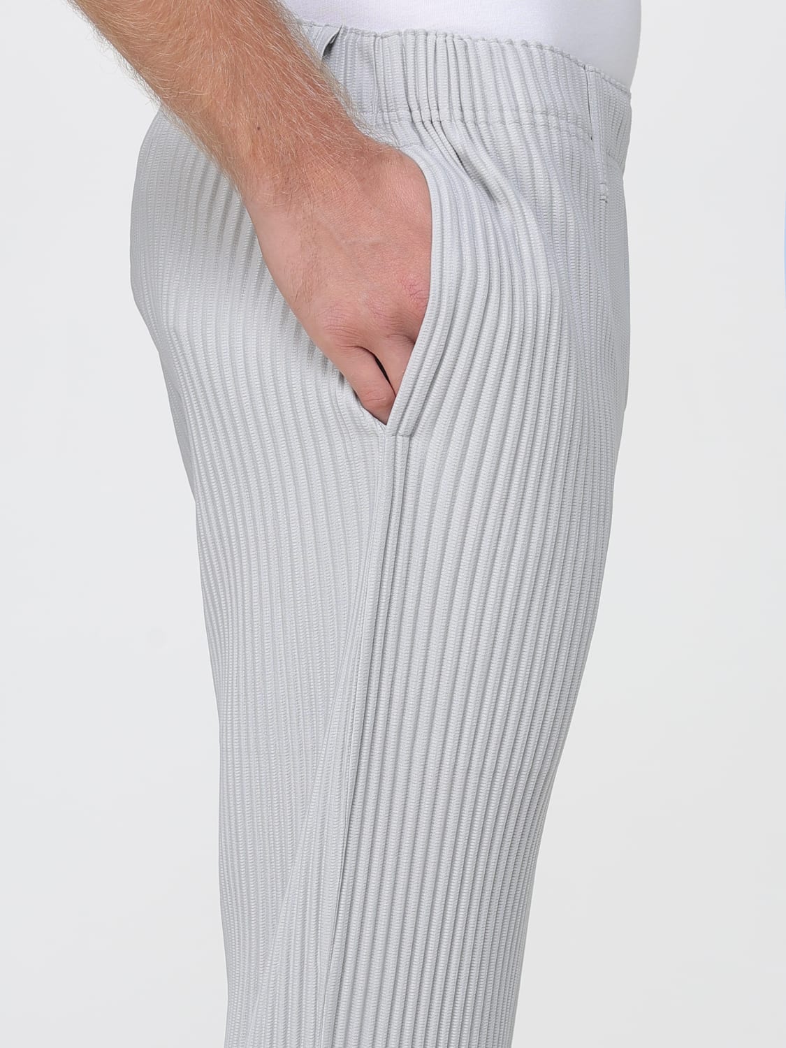 HOMME PLISSE' ISSEY MIYAKE PANTS: Pants men Homme Plisse' Issey Miyake, Grey - Img 4