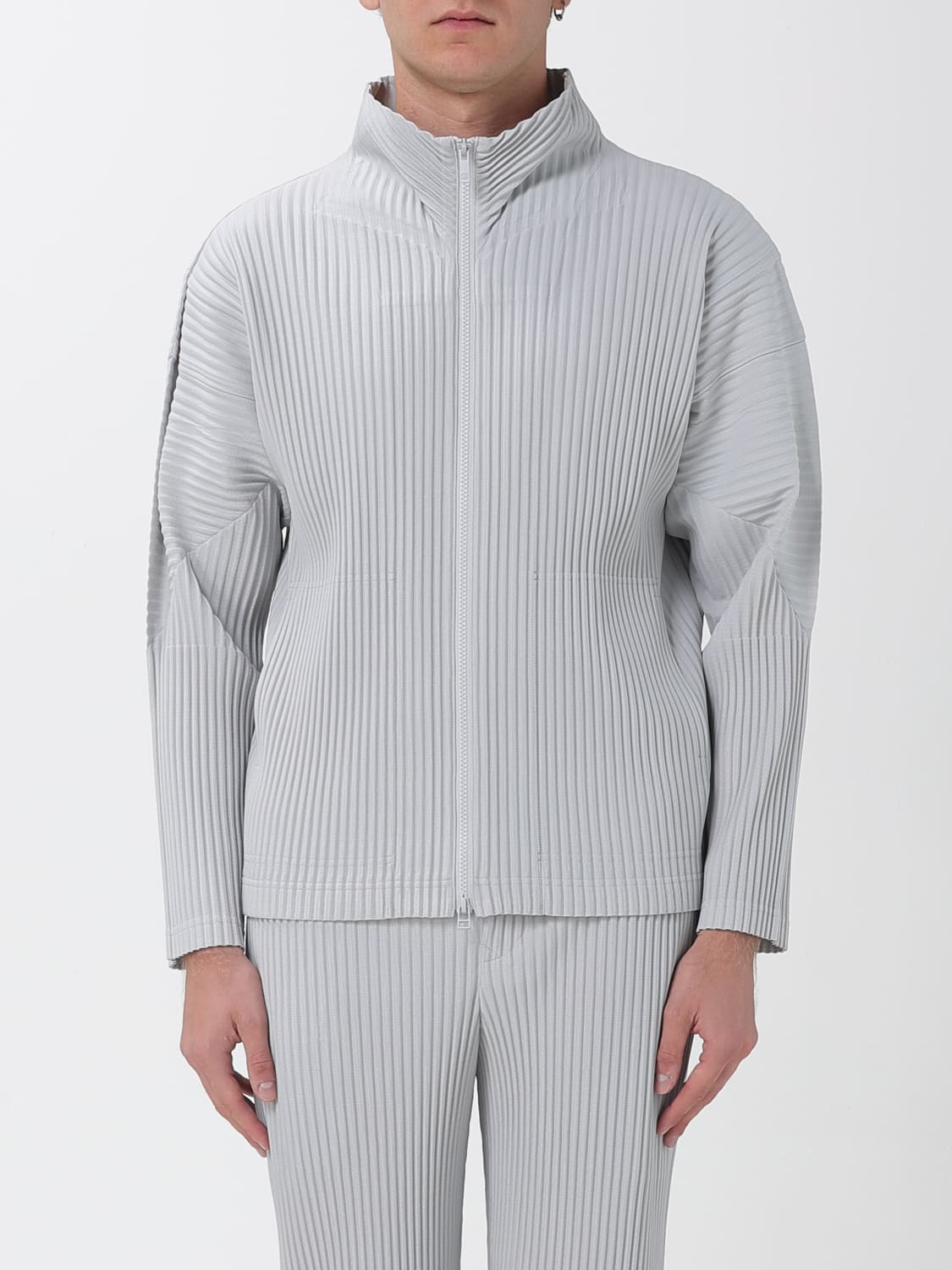 HOMME PLISSE' ISSEY MIYAKE JACKE: Hemd herren Homme Plisse' Issey Miyake, Grau - Img 1