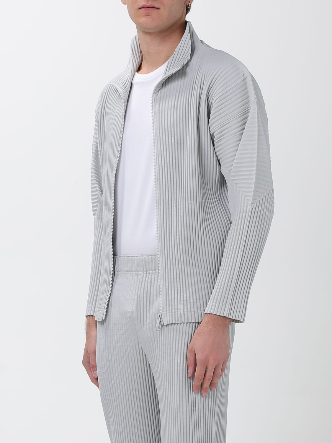 HOMME PLISSE' ISSEY MIYAKE JACKE: Hemd herren Homme Plisse' Issey Miyake, Grau - Img 4