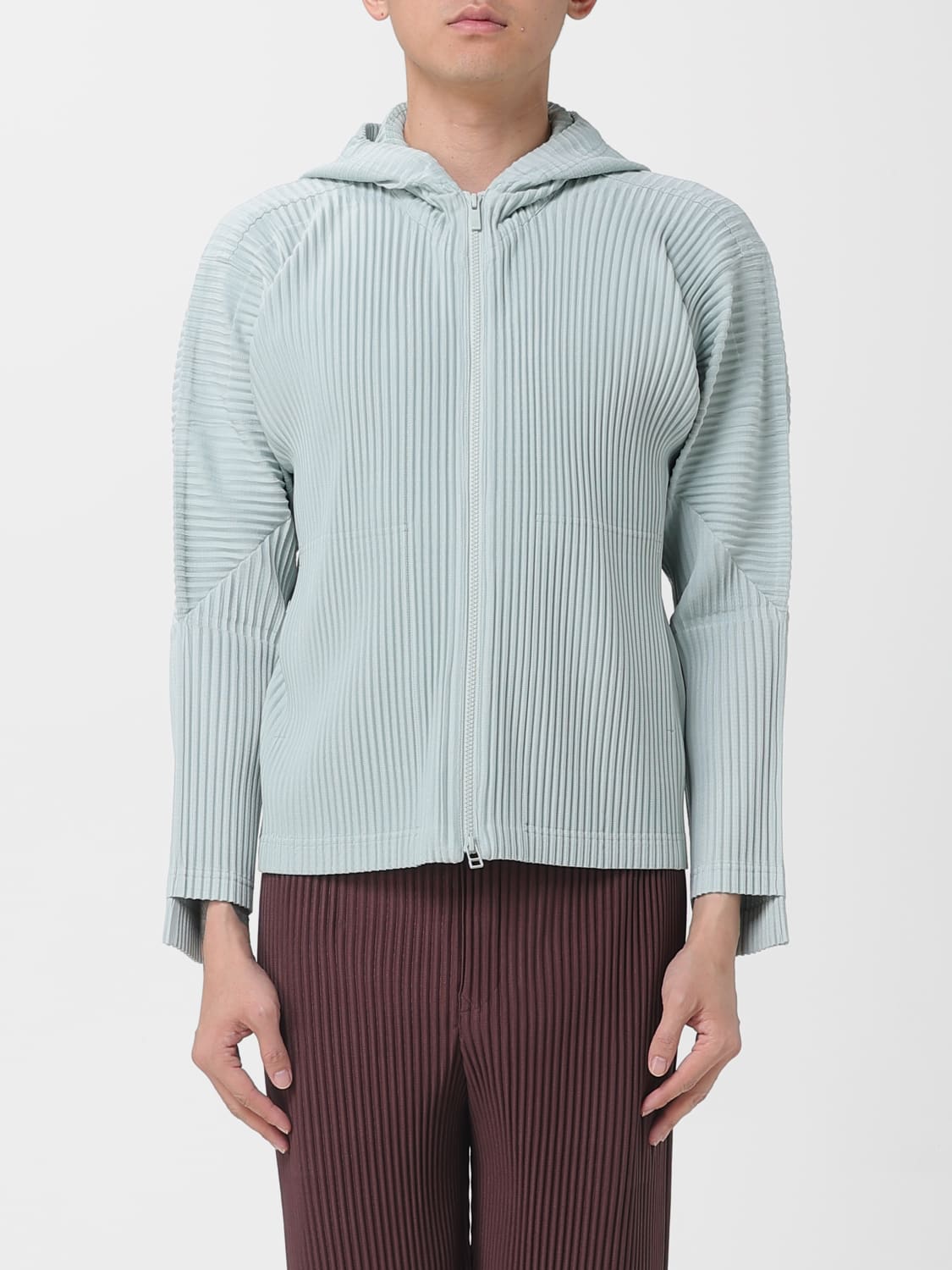 HOMME PLISSE' ISSEY MIYAKE SWEATSHIRT: Sweatshirt men Homme Plisse' Issey Miyake, Gnawed Blue - Img 1