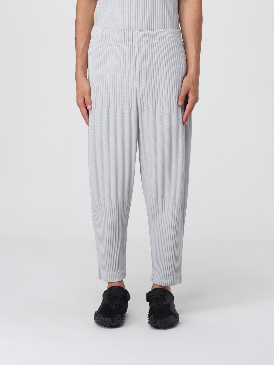 HOMME PLISSE' ISSEY MIYAKE PANTS: Pants men Homme Plisse' Issey Miyake, Grey - Img 1