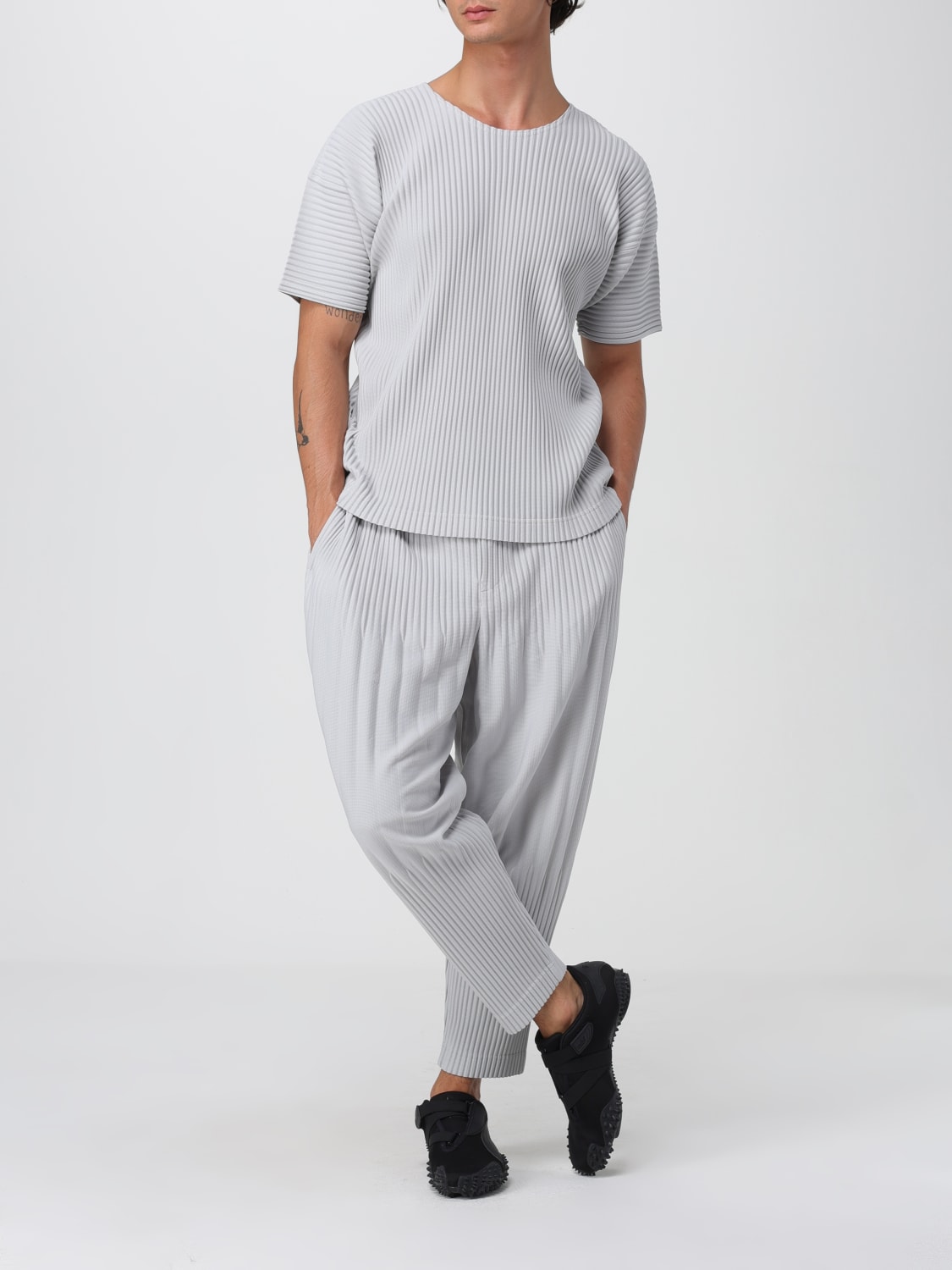 HOMME PLISSE' ISSEY MIYAKE PANTS: Pants men Homme Plisse' Issey Miyake, Grey - Img 2