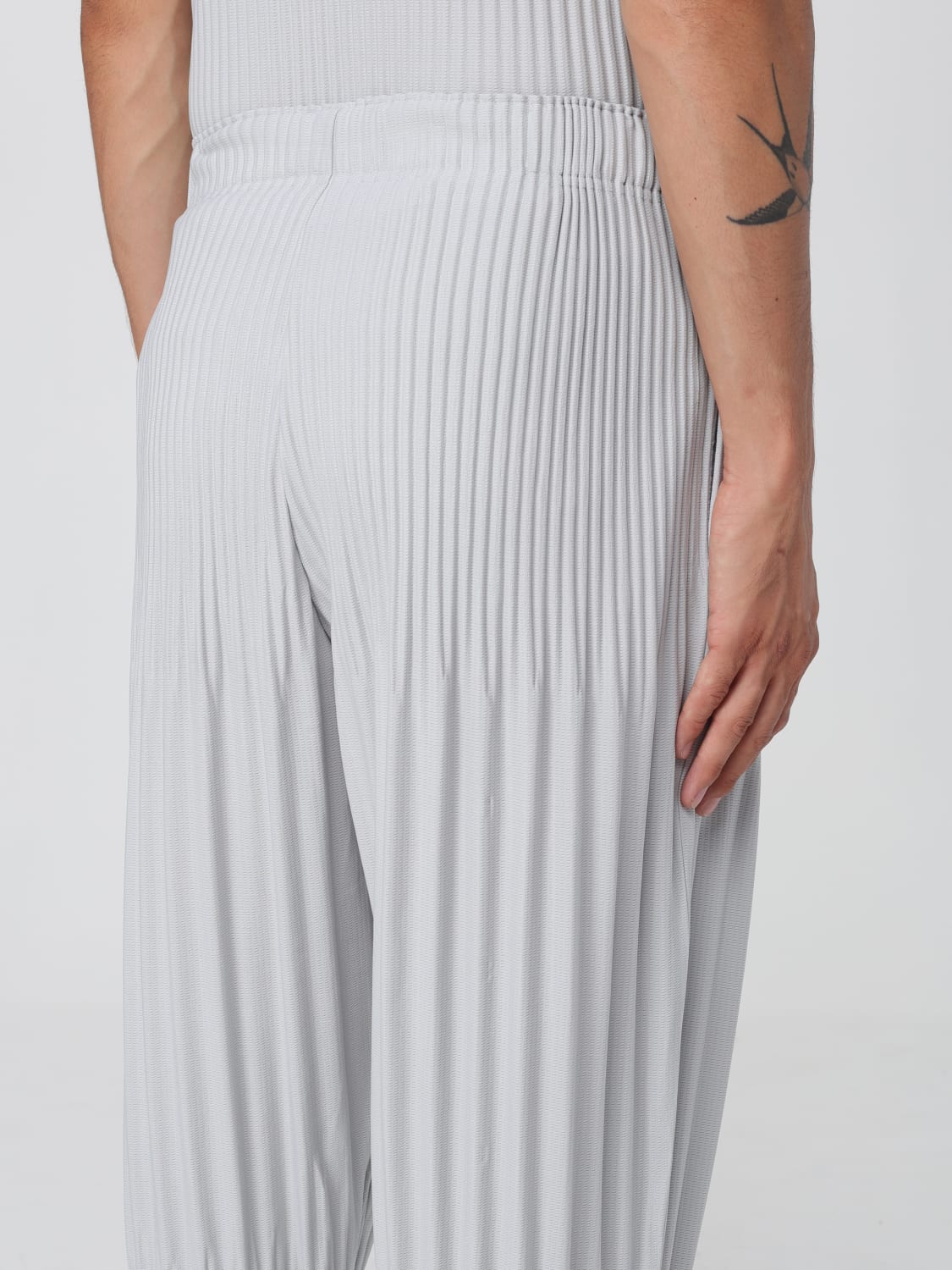 HOMME PLISSE' ISSEY MIYAKE PANTS: Pants men Homme Plisse' Issey Miyake, Grey - Img 5