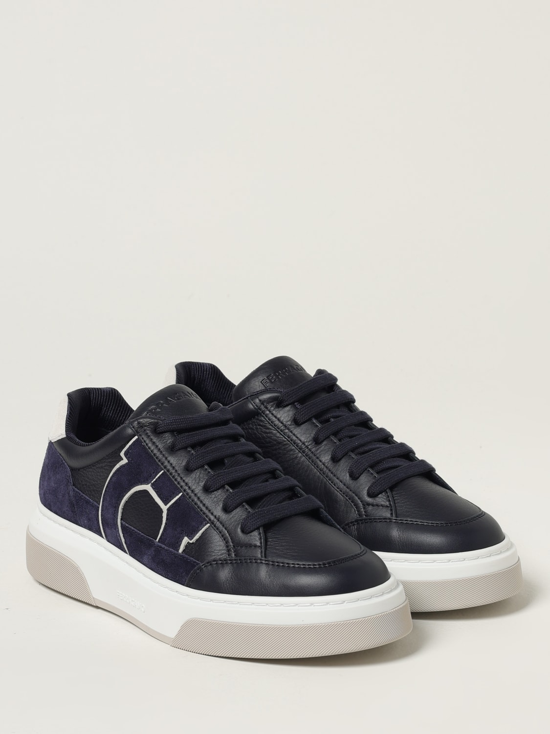 FERRAGAMO SNEAKERS: Sneakers men Ferragamo, Blue - Img 2