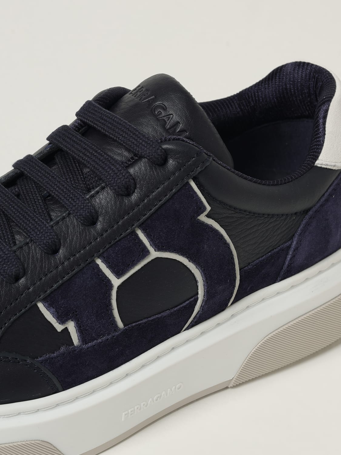 FERRAGAMO SNEAKERS: Sneakers men Ferragamo, Blue - Img 4