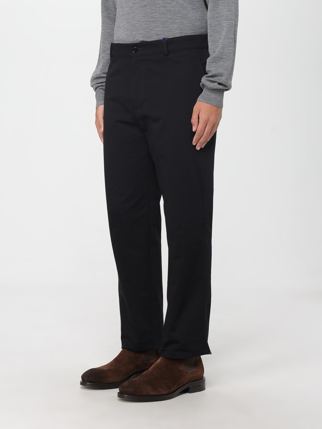 BURBERRY HOSE: Hose herren Burberry, Schwarz - Img 4