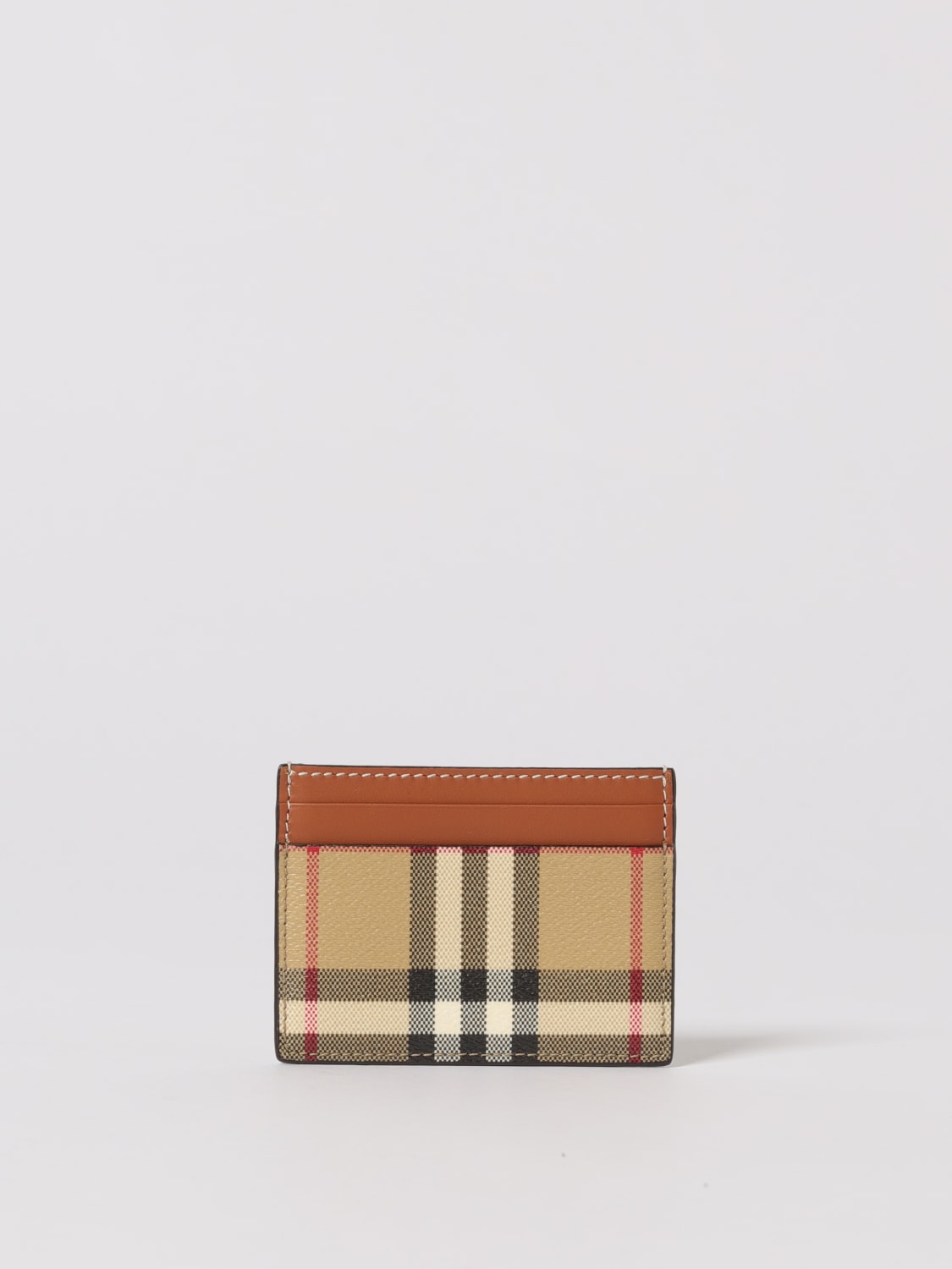 BURBERRY WALLET: Clutch woman Burberry, Beige - Img 2