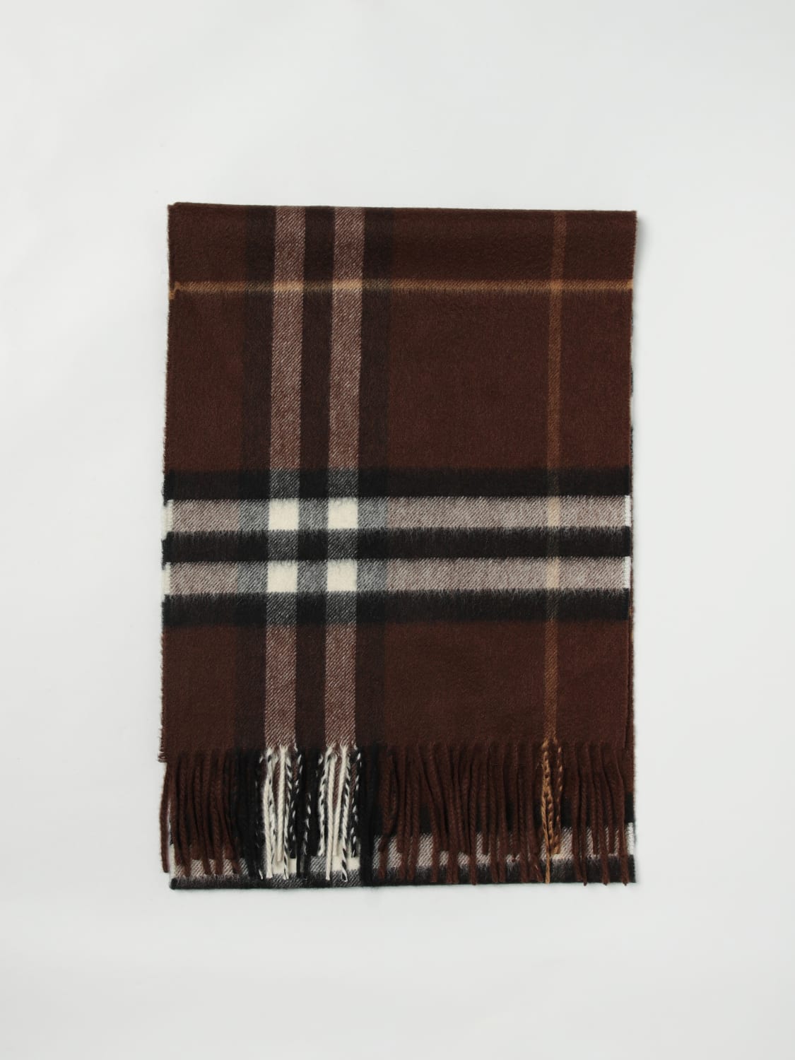 BURBERRY SCARF: Scarf men Burberry, Brown - Img 1