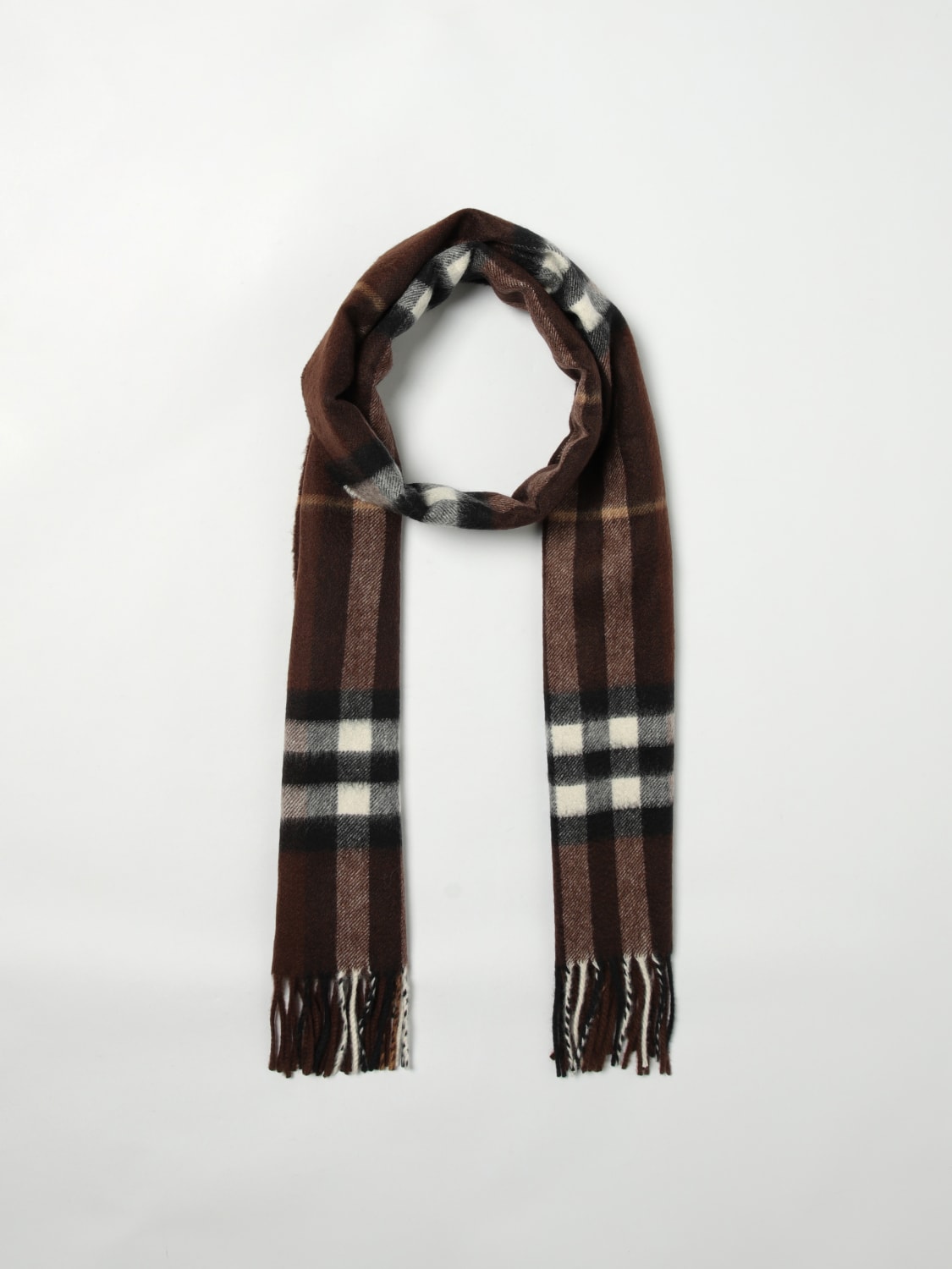 BURBERRY SCARF: Scarf men Burberry, Brown - Img 5