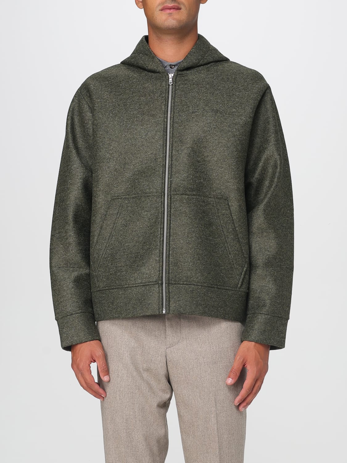 A.P.C. SUDADERA: Sudadera hombre A.P.C., Verde - Img 1