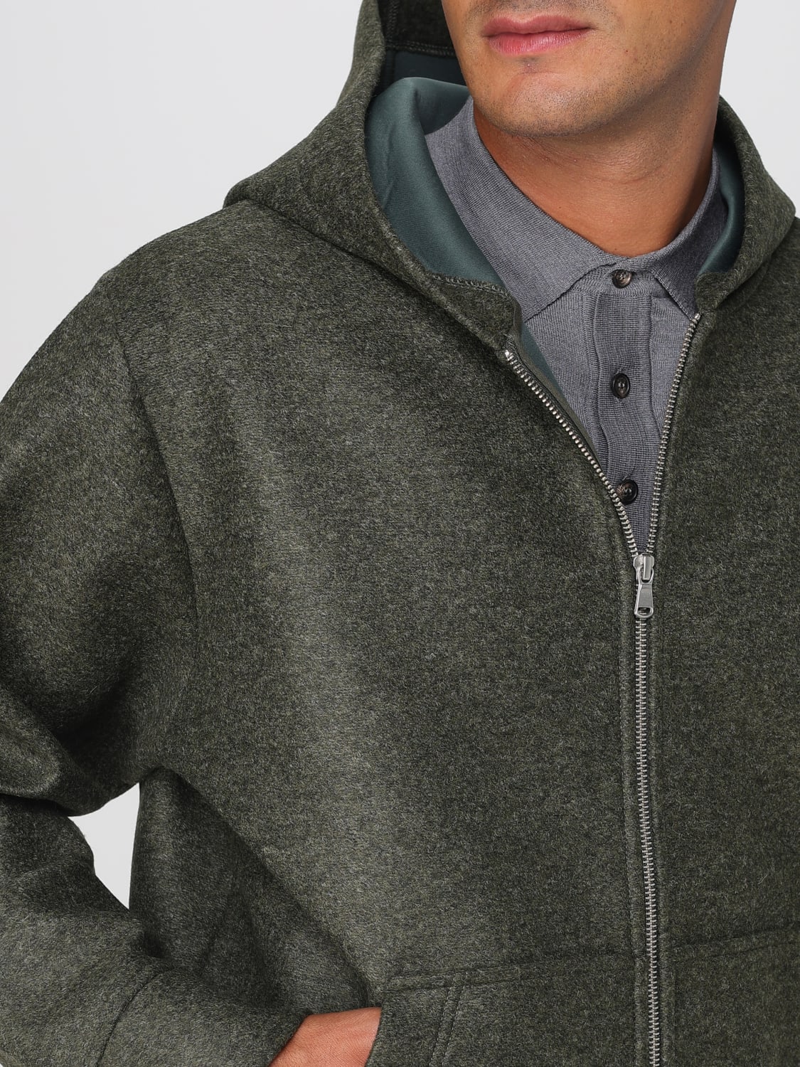 A.P.C. SUDADERA: Sudadera hombre A.P.C., Verde - Img 4