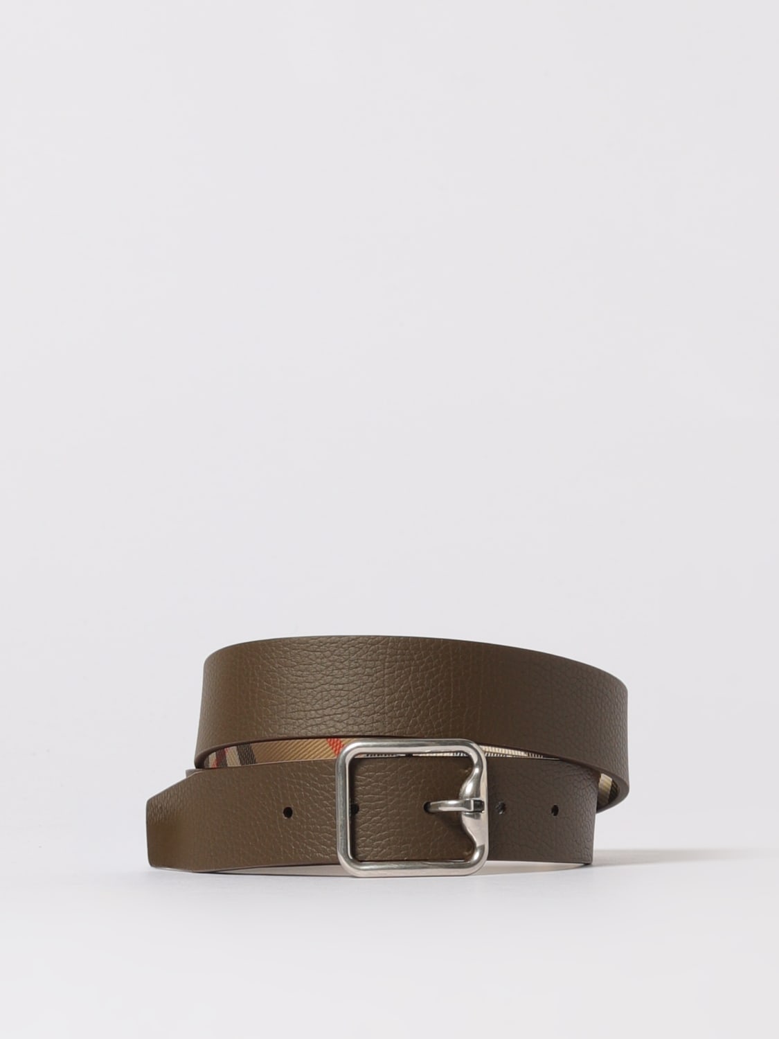 BURBERRY BELT: Belt men Burberry, Beige - Img 2