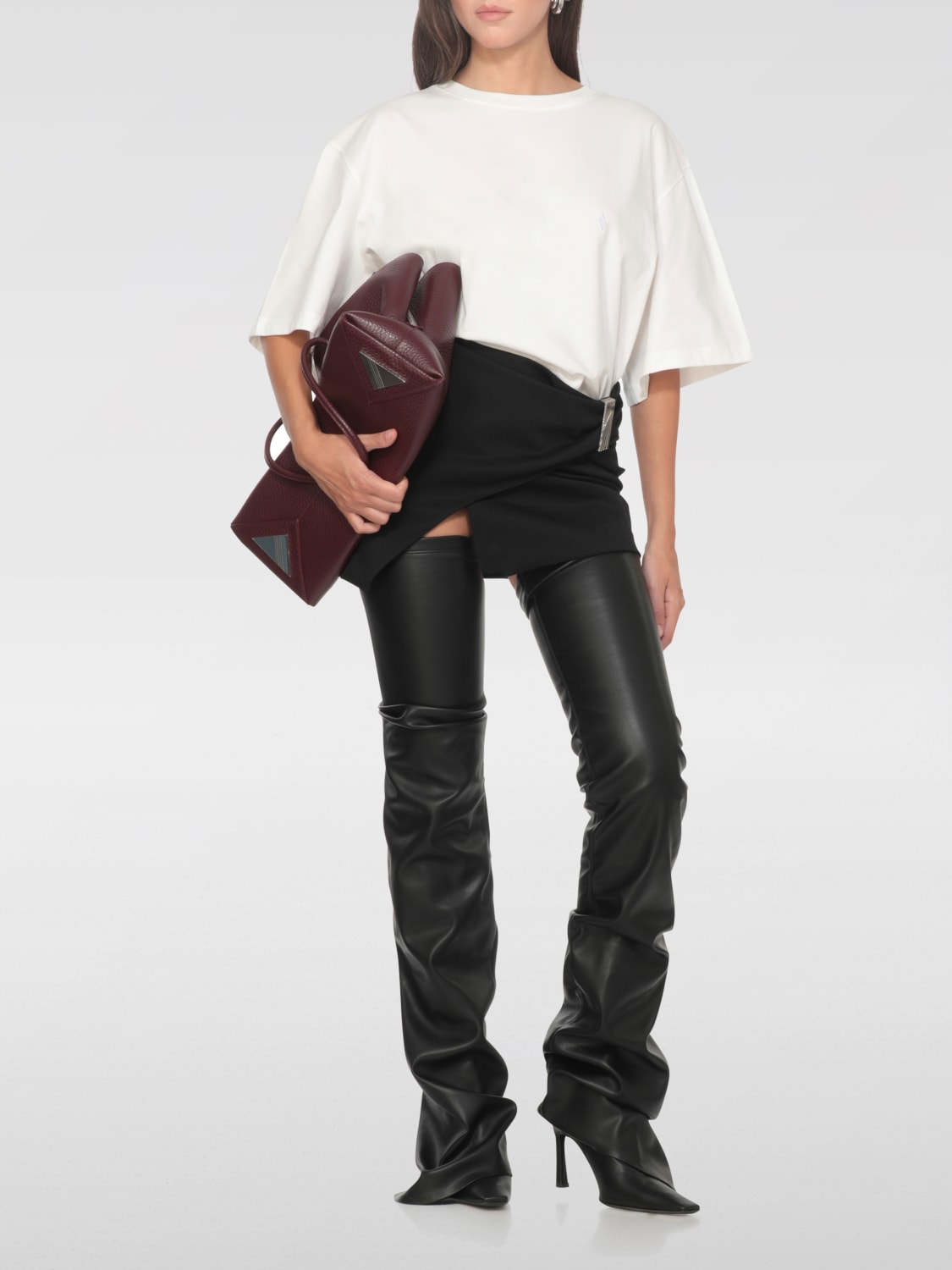 THE ATTICO SKIRT: Skirt woman The Attico, Black - Img 2