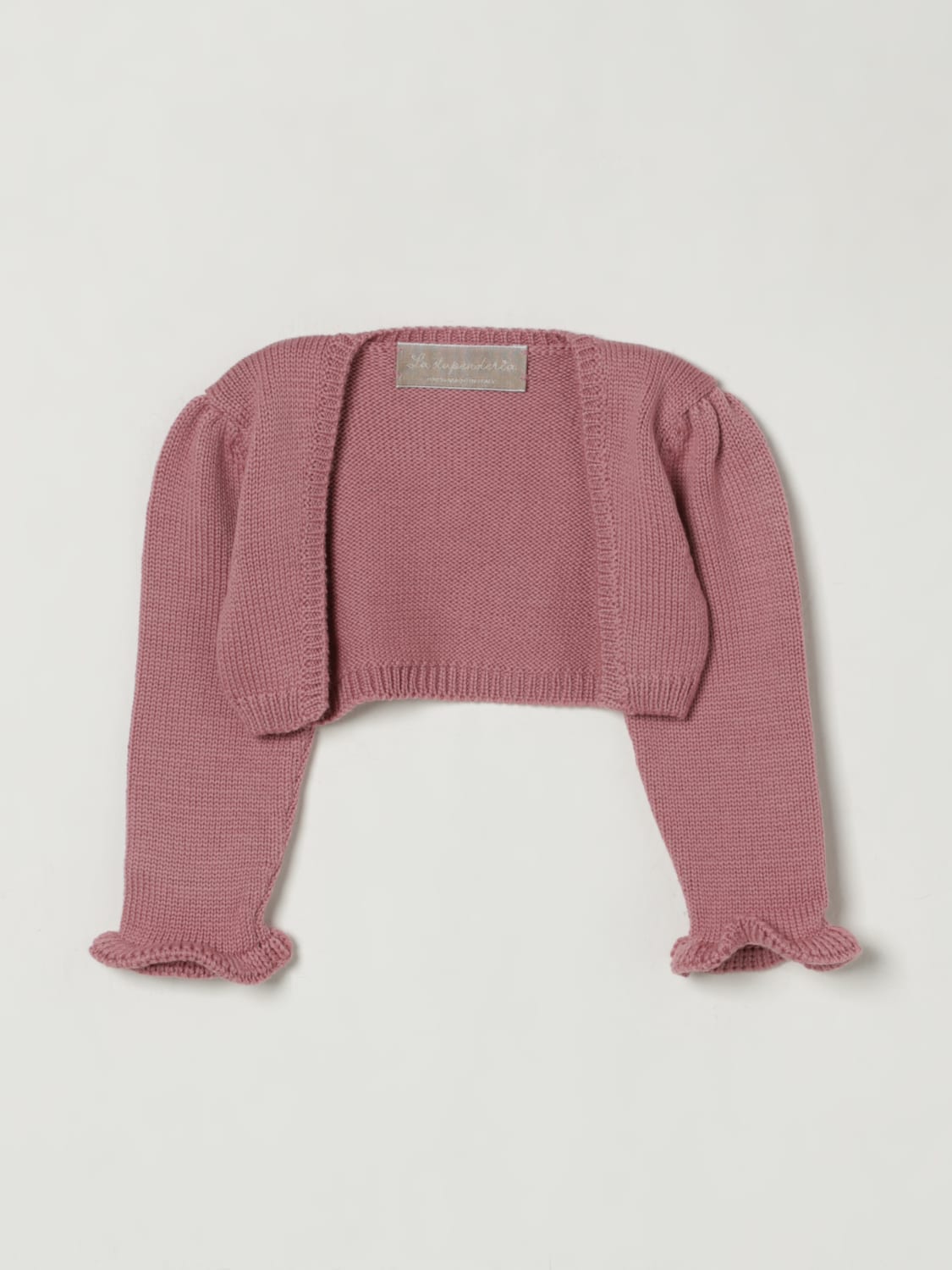 LA STUPENDERIA SWEATER: Scarf newborn kids La Stupenderia, White - Img 1