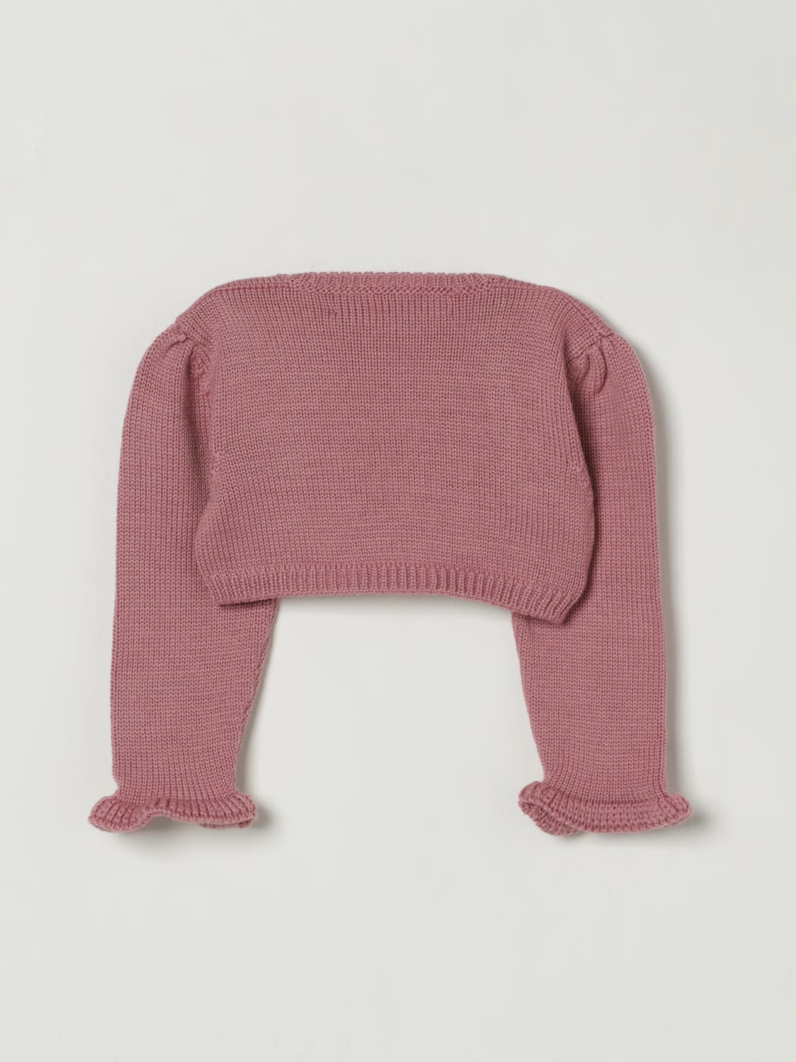 LA STUPENDERIA SWEATER: Scarf newborn kids La Stupenderia, White - Img 2