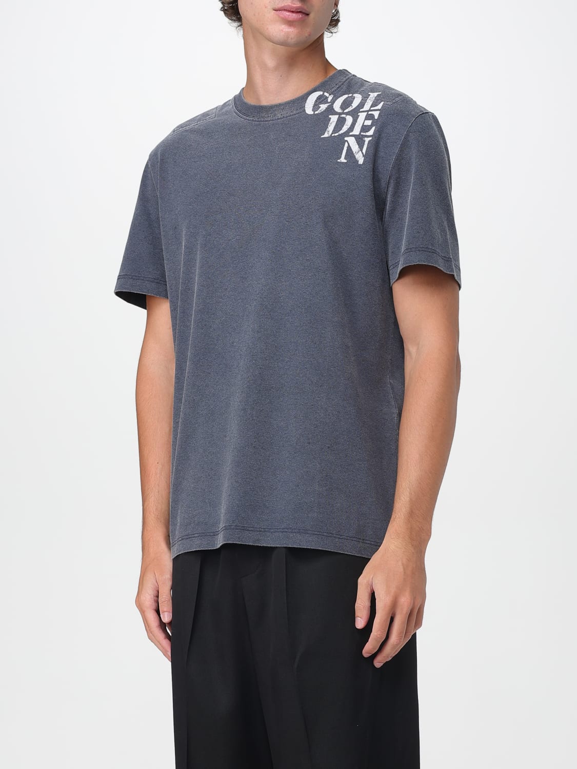 GOLDEN GOOSE T-SHIRT: T-shirt men Golden Goose, Blue - Img 4