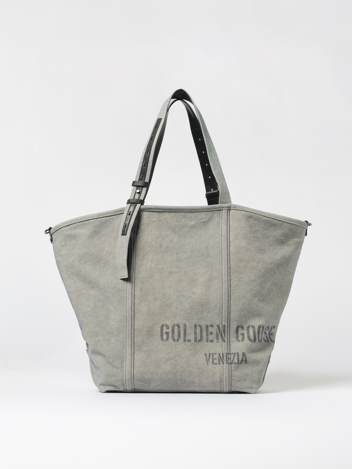 GOLDEN GOOSE TOTE BAG: Shoulder bag woman Golden Goose, Grey - Img 1