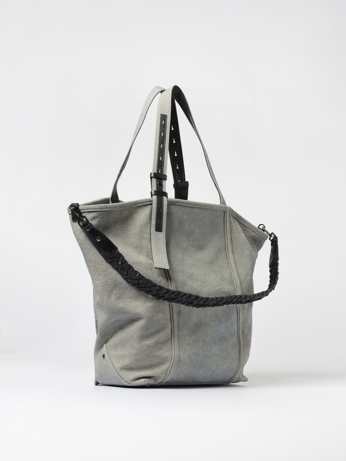 GOLDEN GOOSE TOTE BAG: Shoulder bag woman Golden Goose, Grey - Img 3