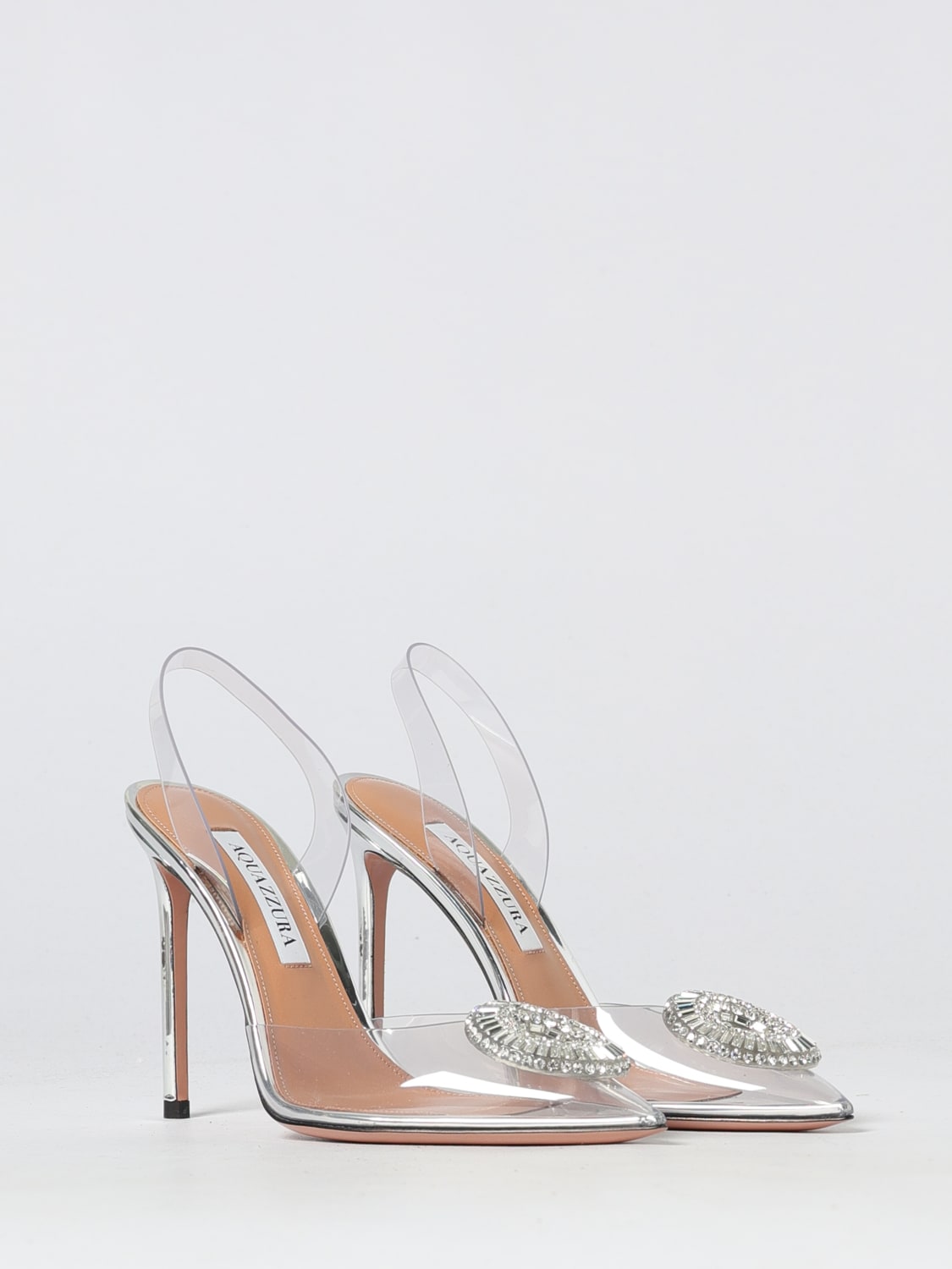 AQUAZZURA PUMP: Pumps woman Aquazzura, Silver - Img 2