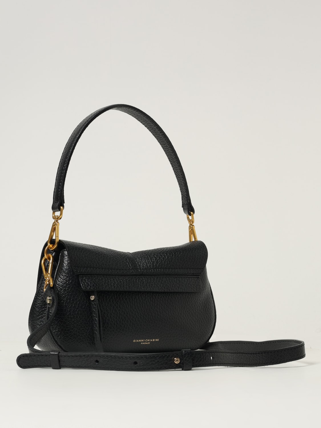 GIANNI CHIARINI SCHULTERTASCHE: Schultertasche damen Gianni Chiarini, Schwarz - Img 2