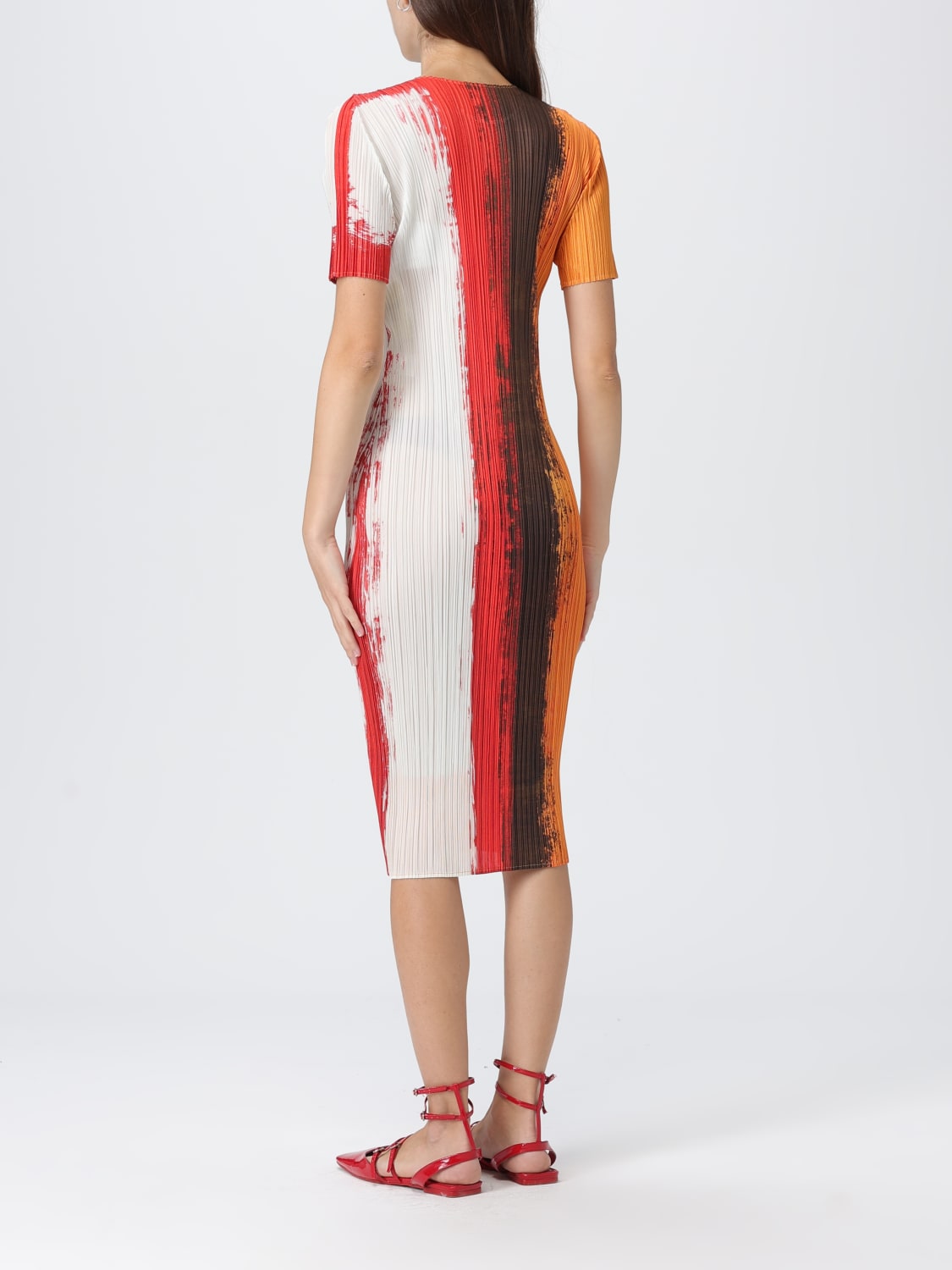 PLEATS PLEASE ISSEY MIYAKE DRESS: Dress woman Pleats Please Issey Miyake, Blue - Img 2