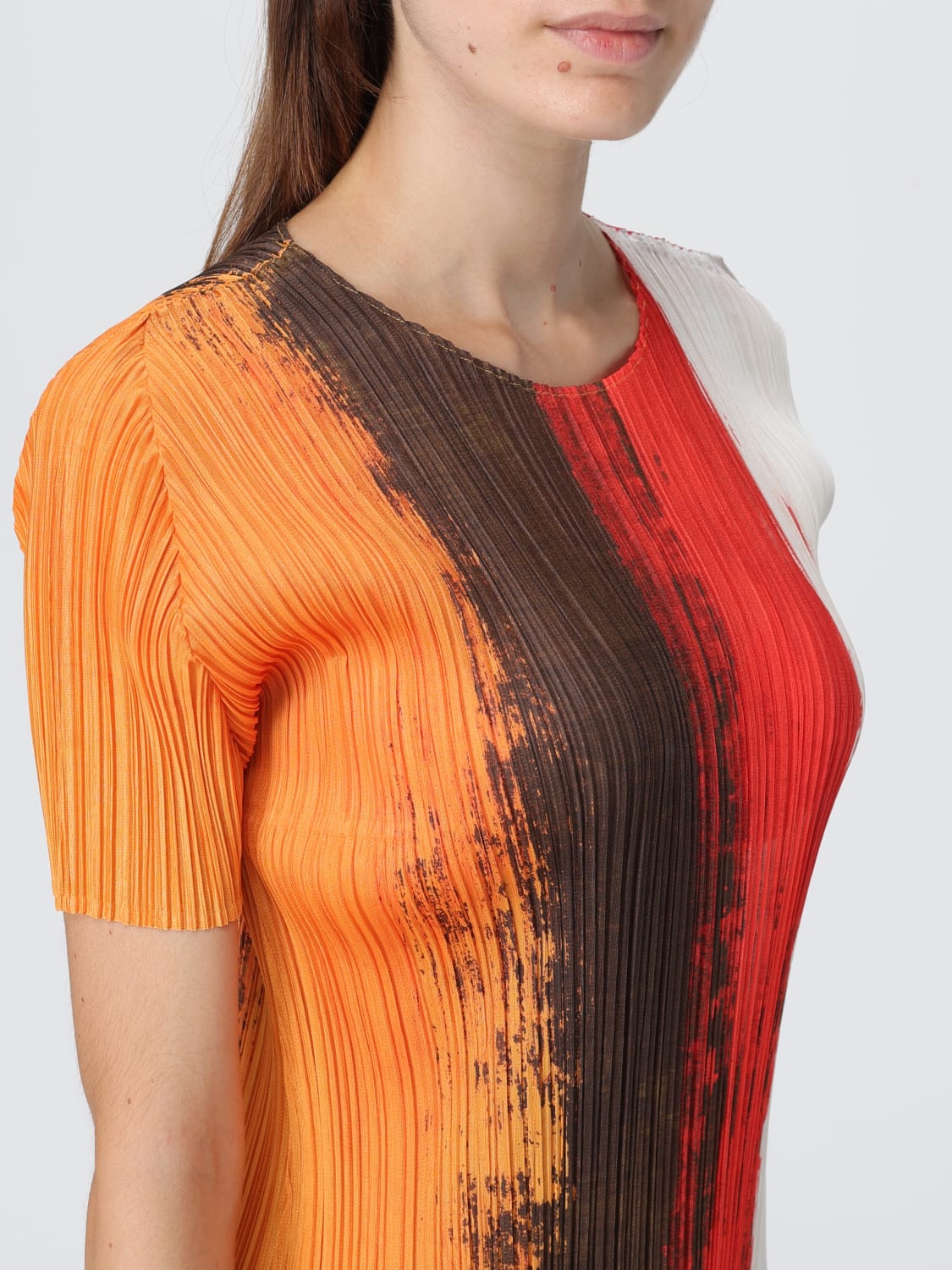 PLEATS PLEASE ISSEY MIYAKE DRESS: Dress woman Pleats Please Issey Miyake, Blue - Img 4