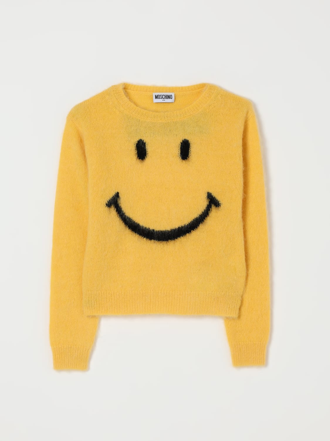 MOSCHINO SWEATER: Sweater kids Moschino, Yellow - Img 1