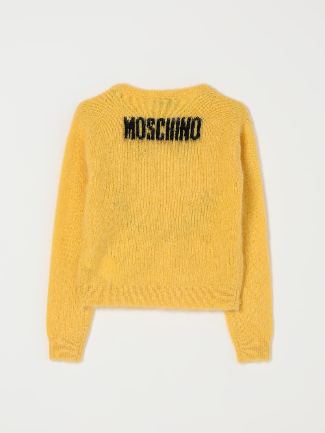 MOSCHINO SWEATER: Sweater kids Moschino, Yellow - Img 2