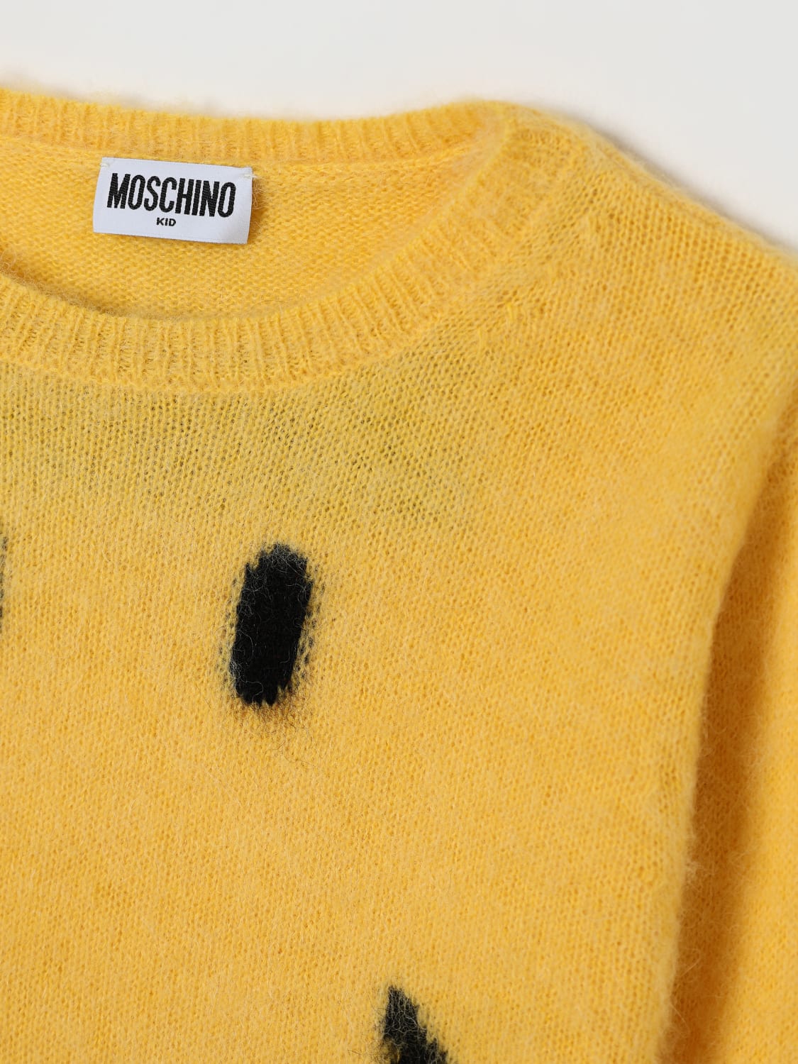MOSCHINO SWEATER: Sweater kids Moschino, Yellow - Img 3